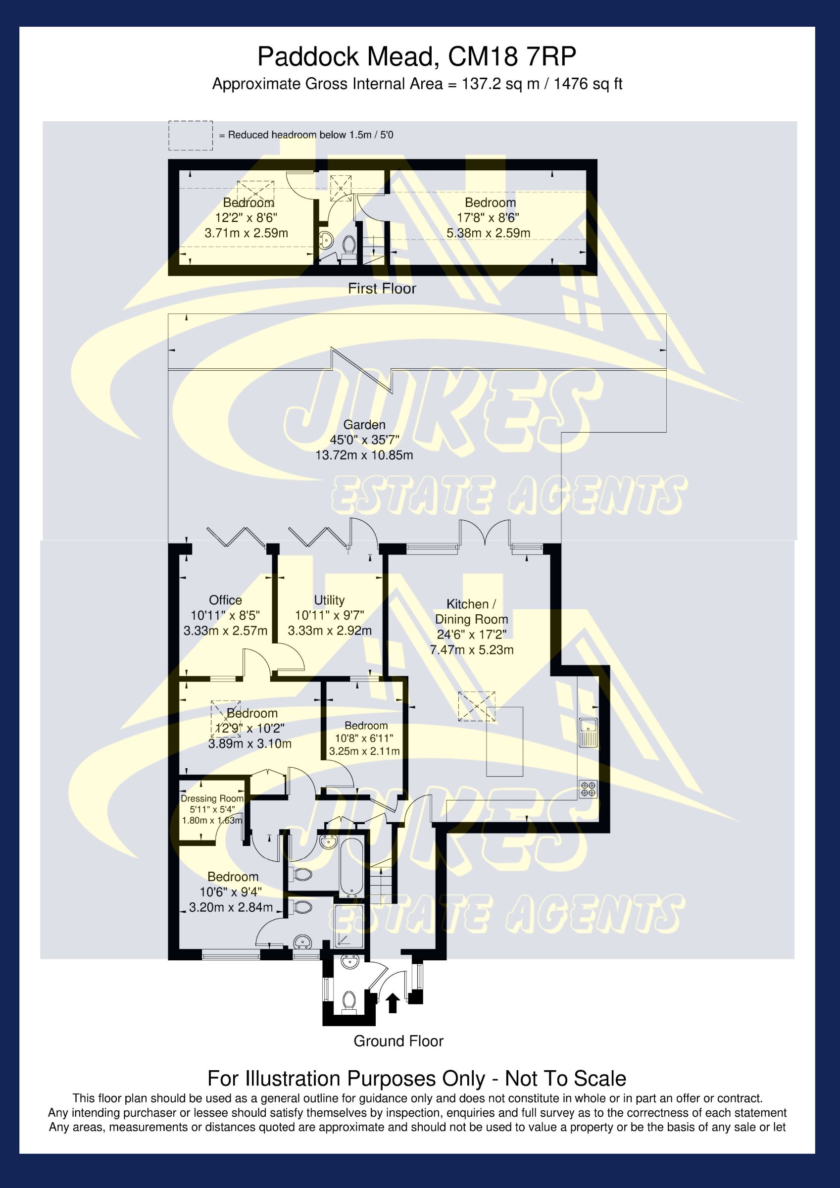 19 Paddock Mead, Harlow floorplan