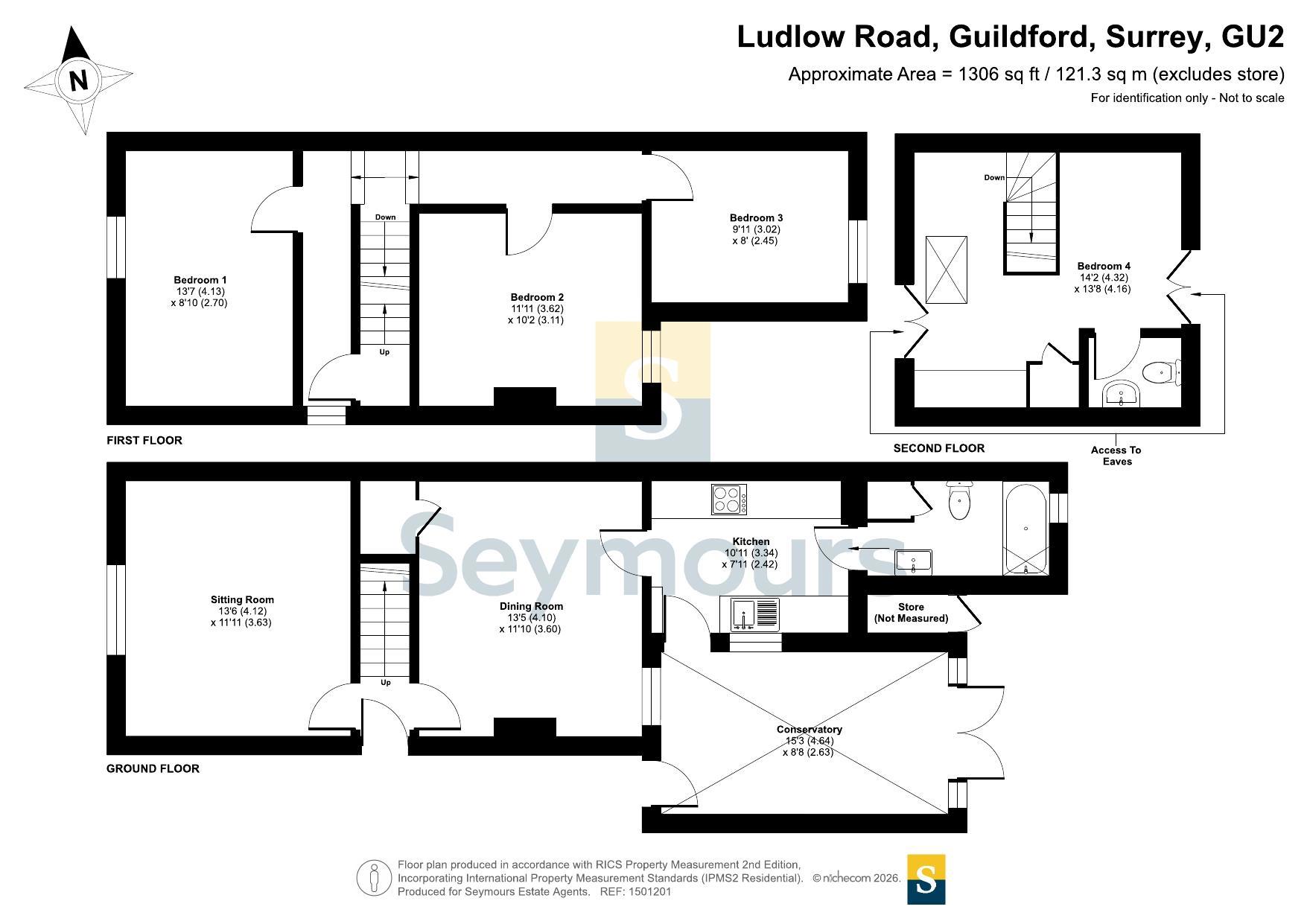 4, Ludlow Road, Surrey floorplan