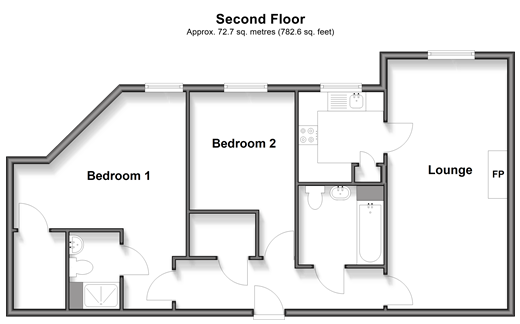 Beaconsfield Road, Waterlooville floorplan