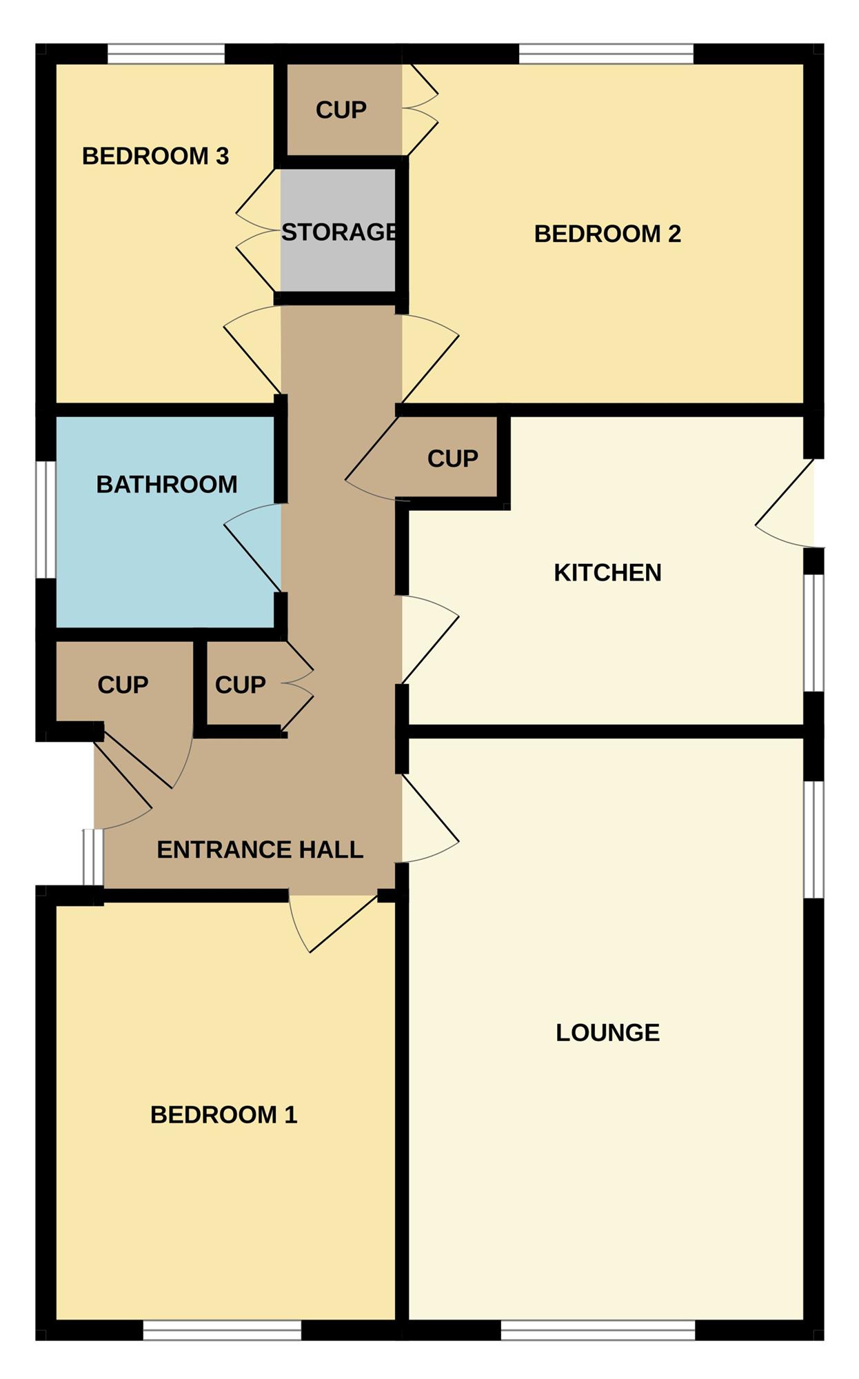 5, Ladbrooke Road, Clacton on Sea floorplan
