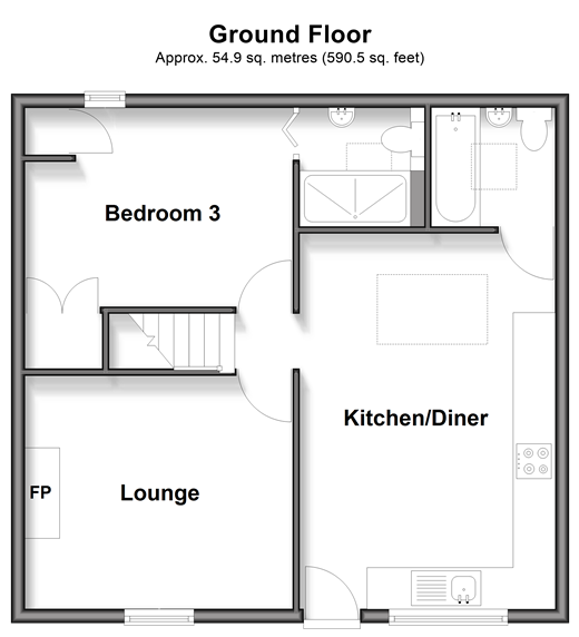 Kingston Road, Leatherhead floorplan