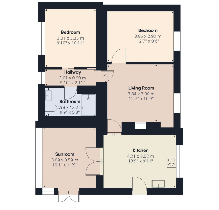 Audery House, 1 Bethesda Cottages,, Narberth Road, Pembrokeshire floorplan