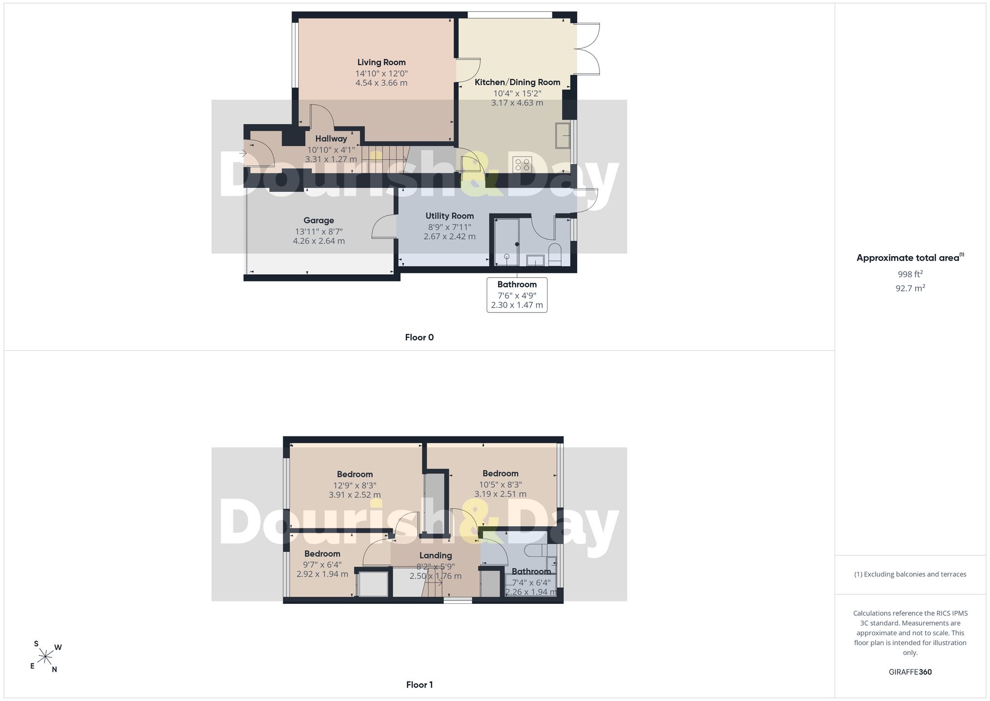 8 Elmdon Close, Stafford floorplan