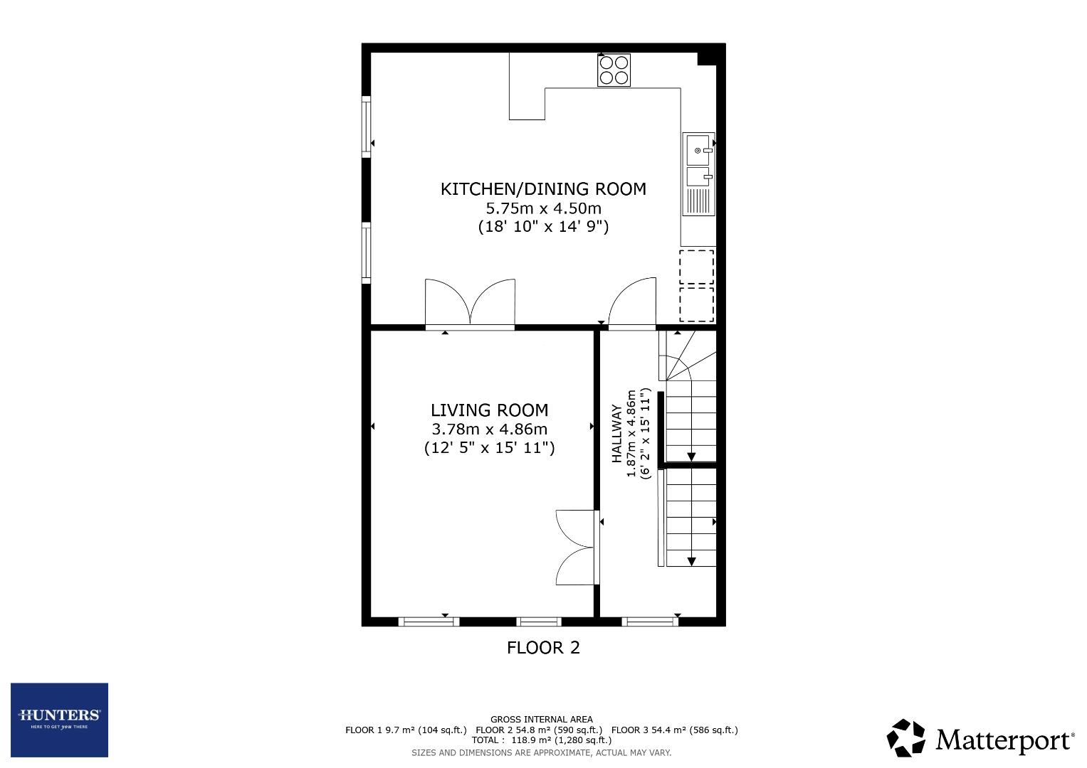 113A, Bedford Street, North Shields floorplan