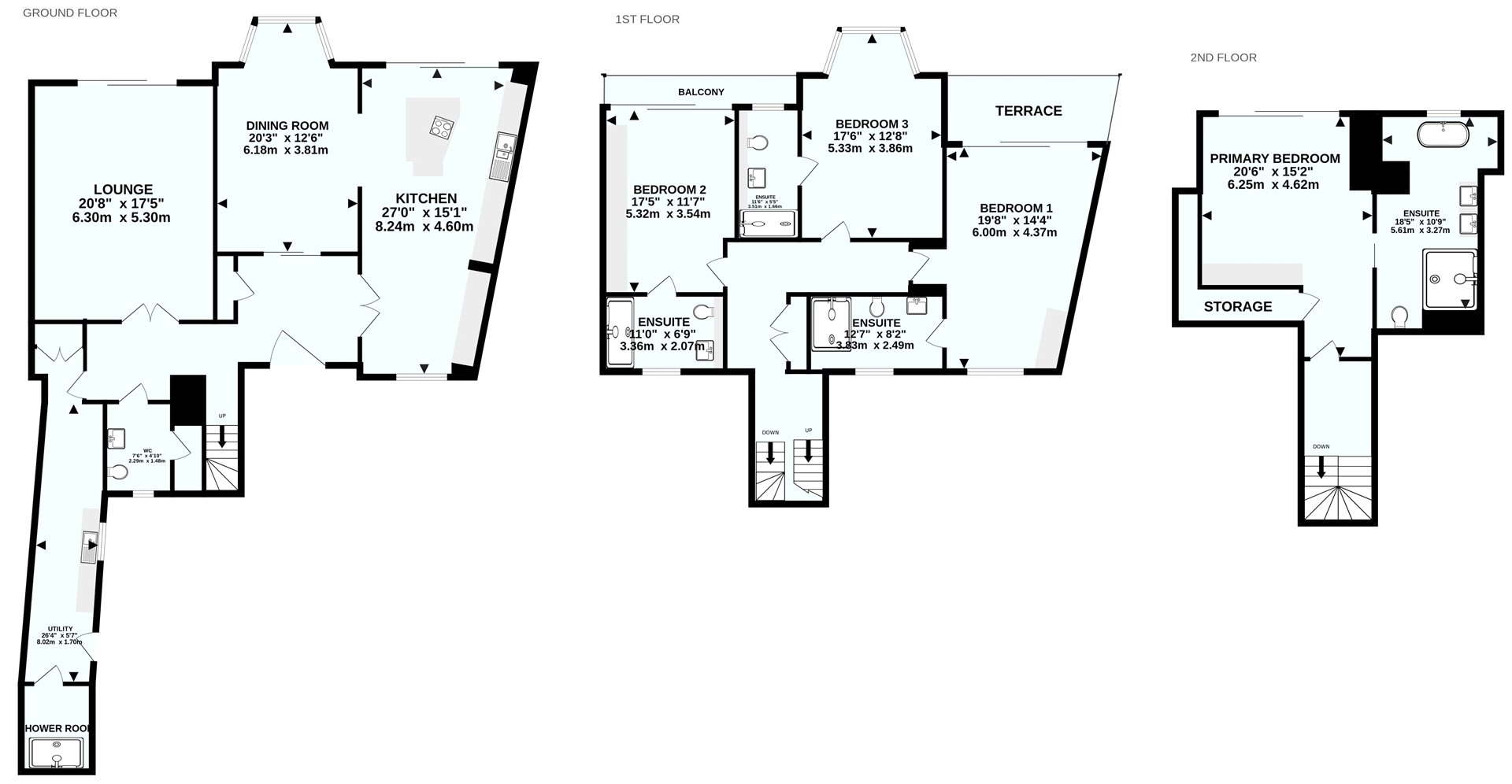 The Cliffs,, Headland Road, St. Ives floorplan