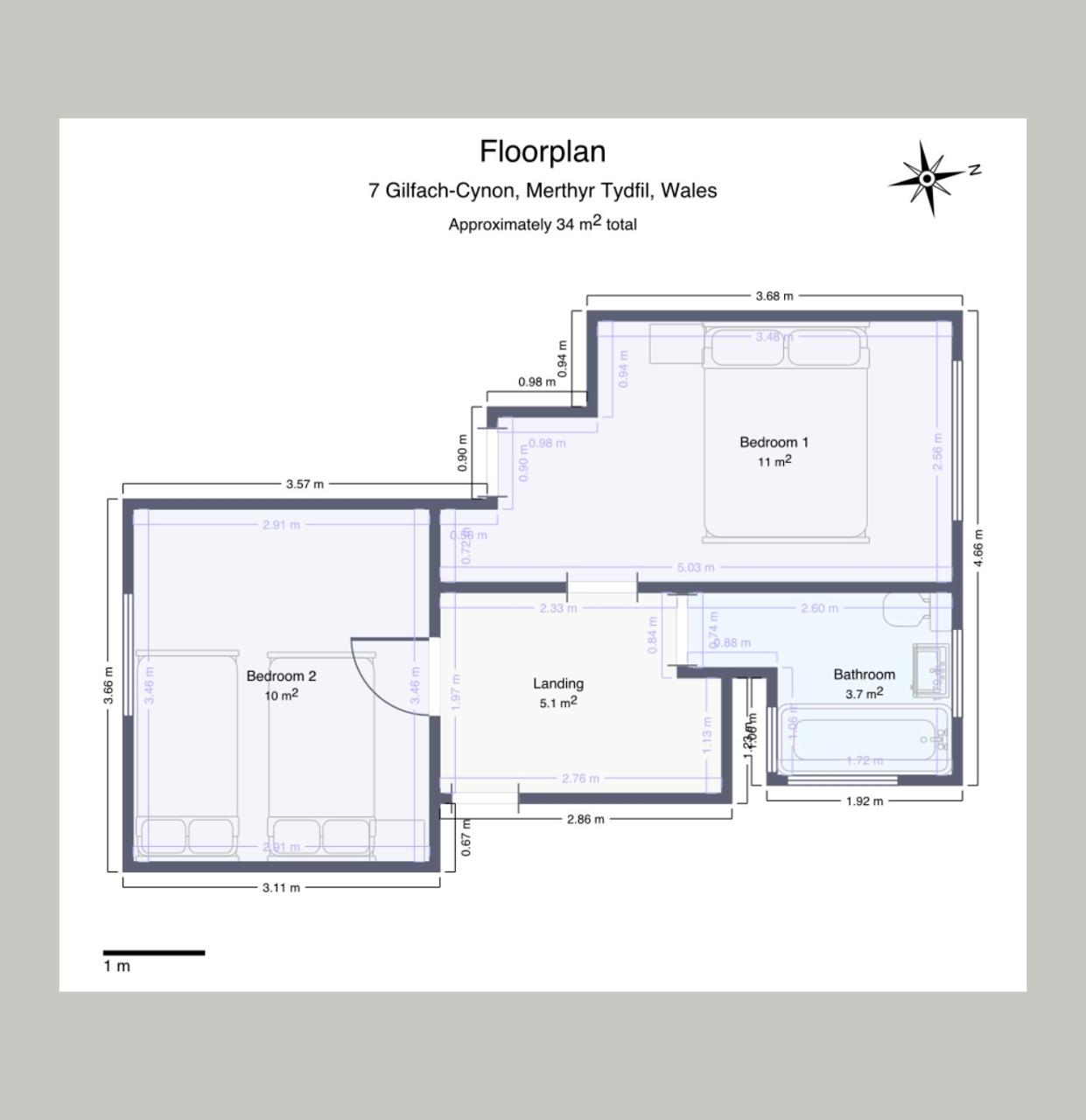 7, Gilfach Cynon, Merthyr Tydfil floorplan