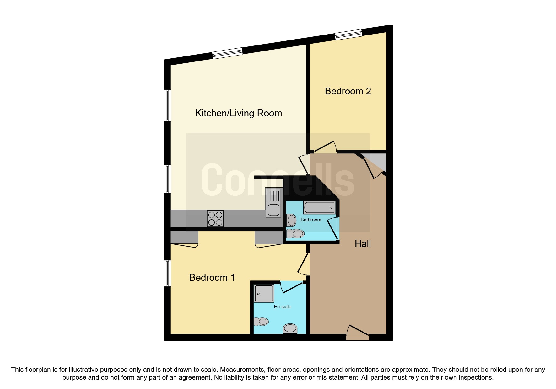 Exchange Mews, Culverden Park Road, Tunbridge Wells TN4, 2 bedroom flat