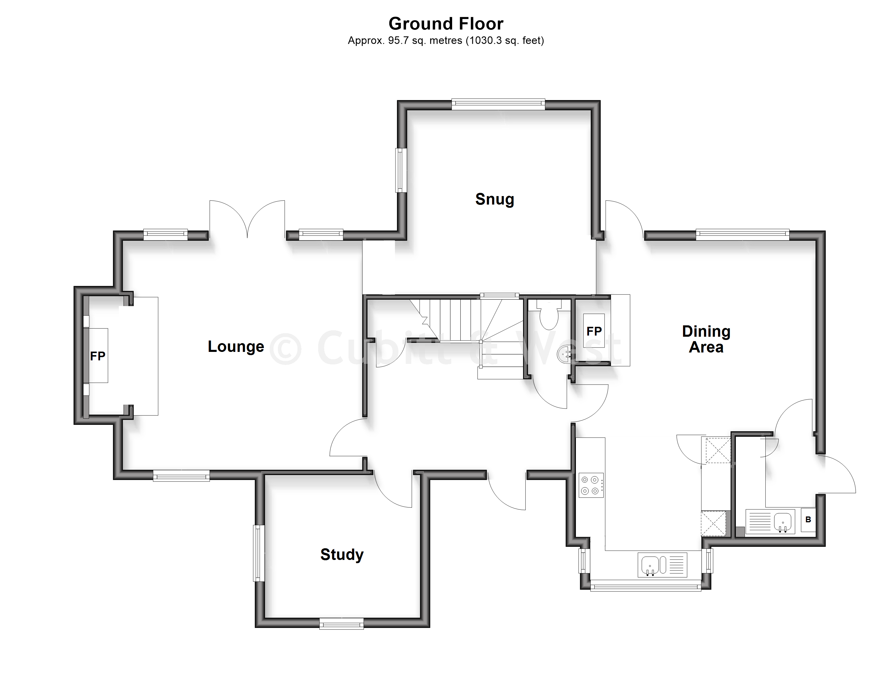 Courtfield, Cranston Road, East Grinstead floorplan