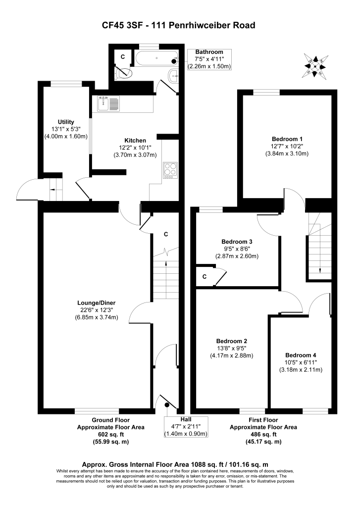 111, Penrhiwceiber Road,, Mountain Ash floorplan