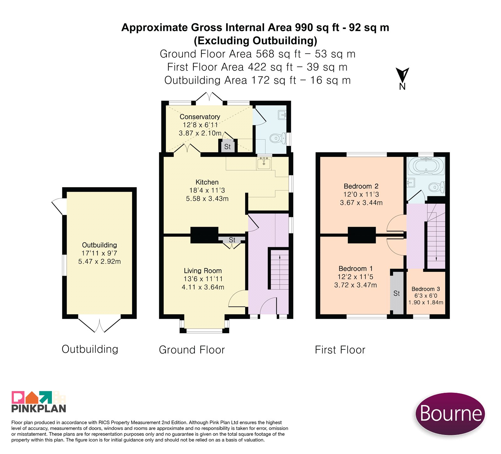 197, Connaught Road, Woking floorplan
