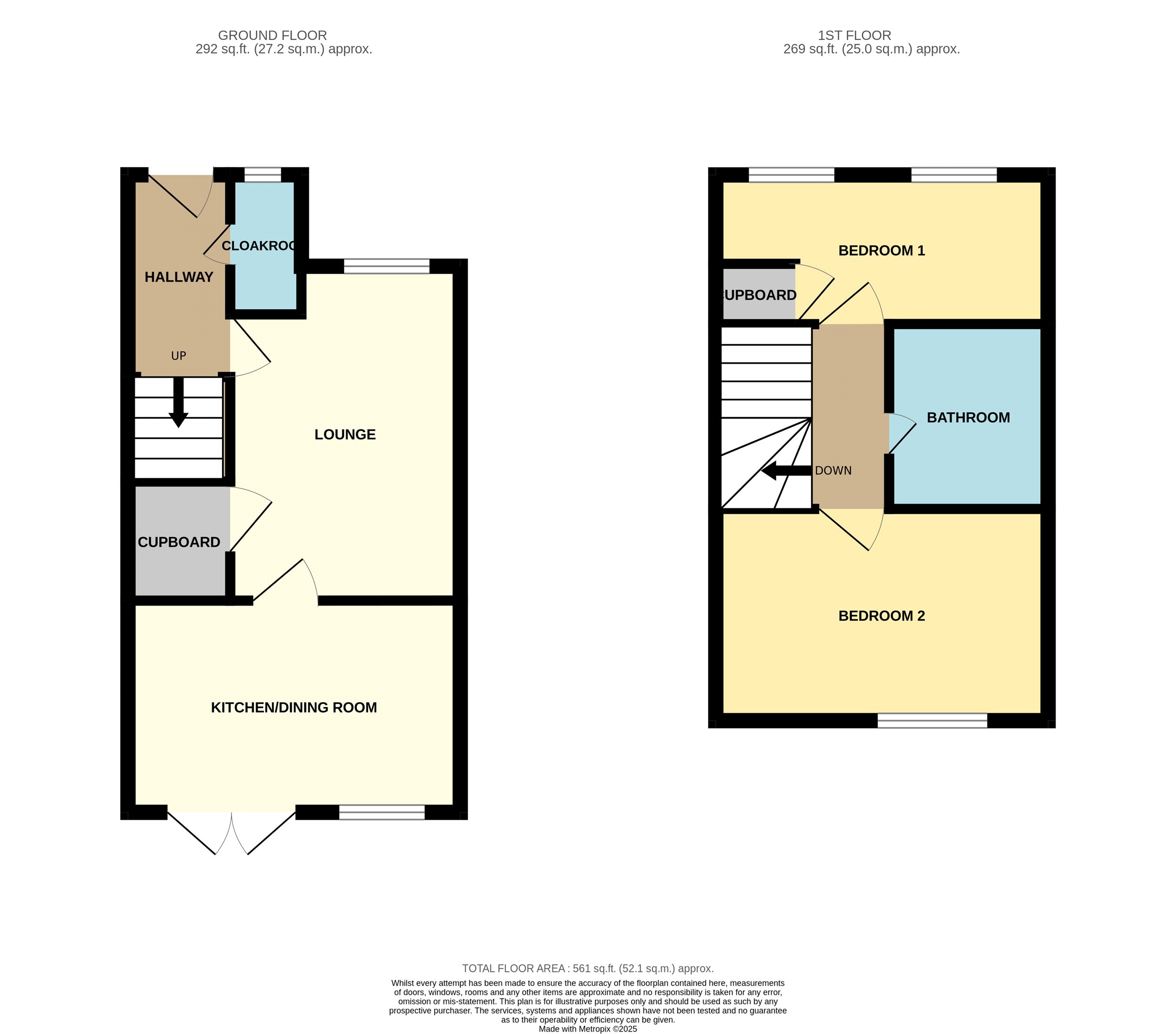 5, Knight Lane, Taunton floorplan