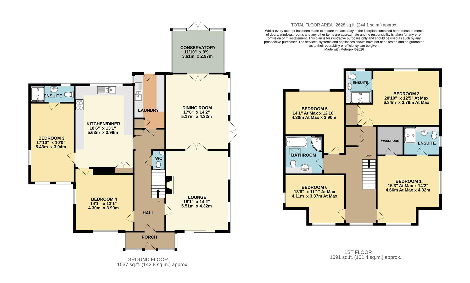 7, Broadsands Park Road, Paignton floorplan