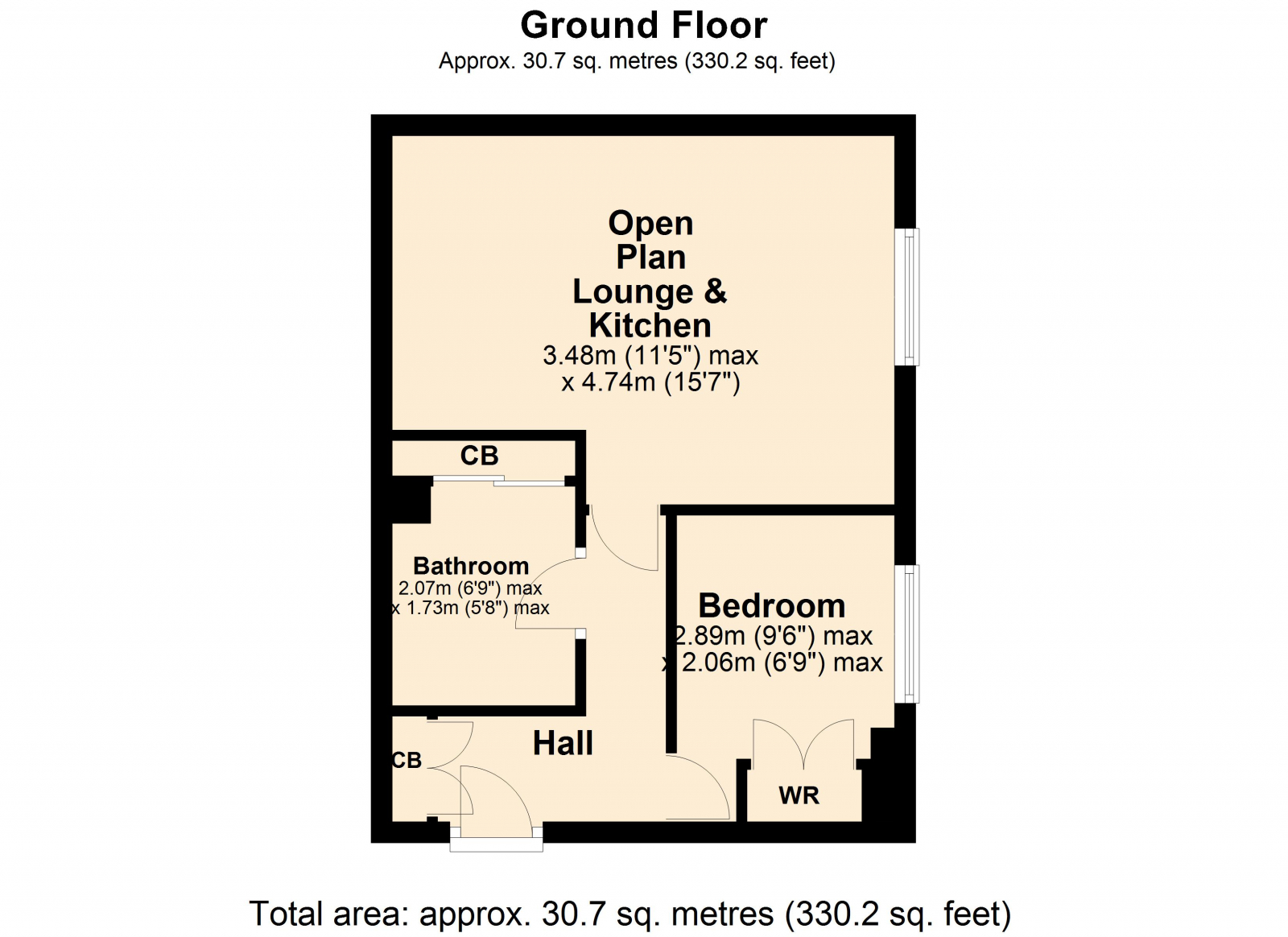 23 Coventry Close, Tewkesbury floorplan