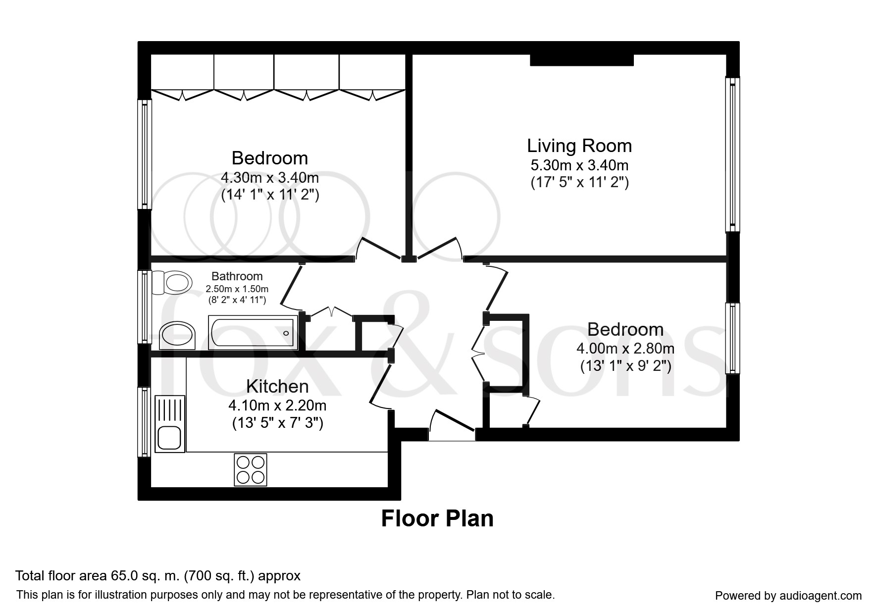 2 Bedrooms Flat for sale in Withdean Rise, Preston, Brighton BN1