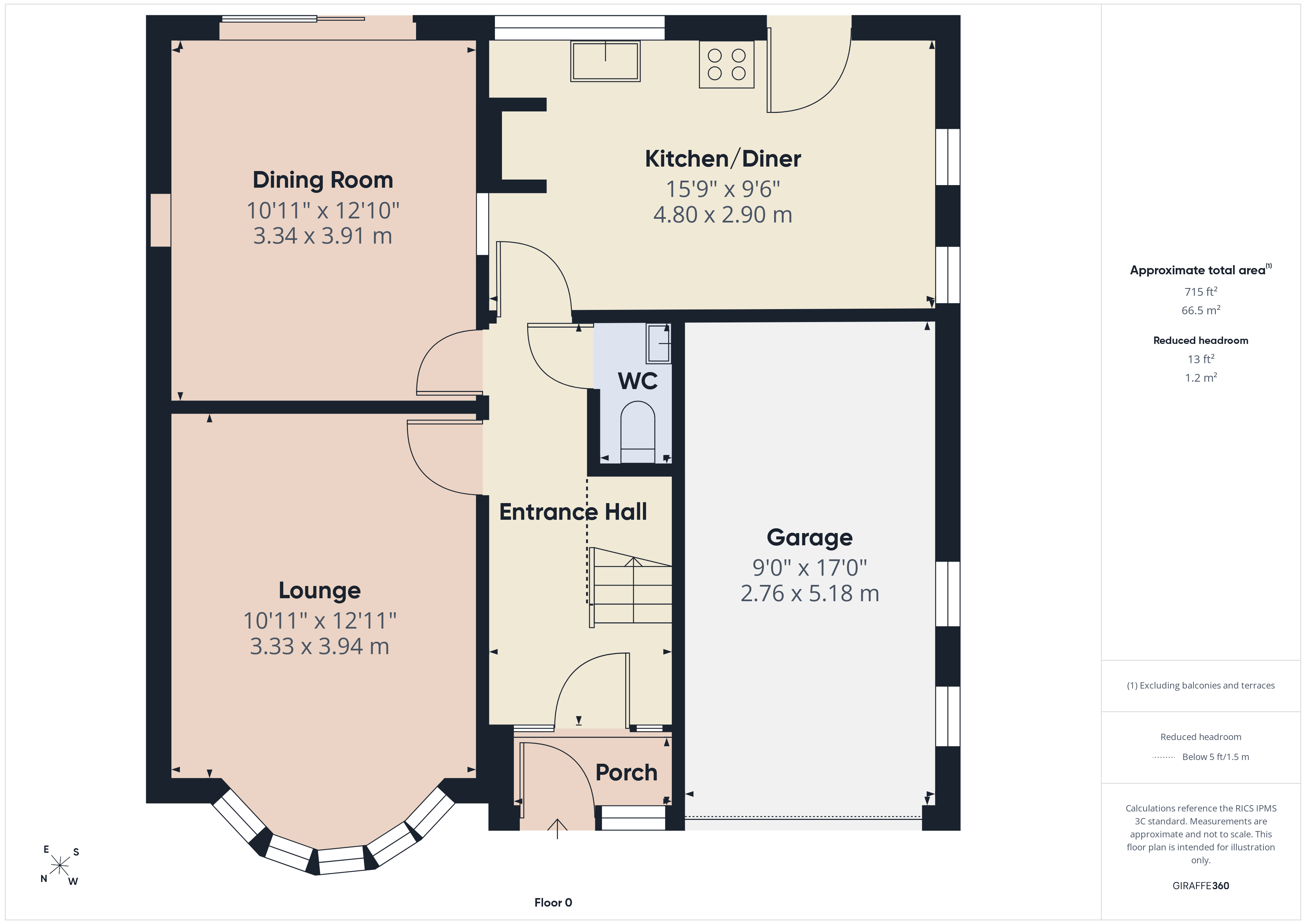 9, Willoughby Road, Bridgwater floorplan