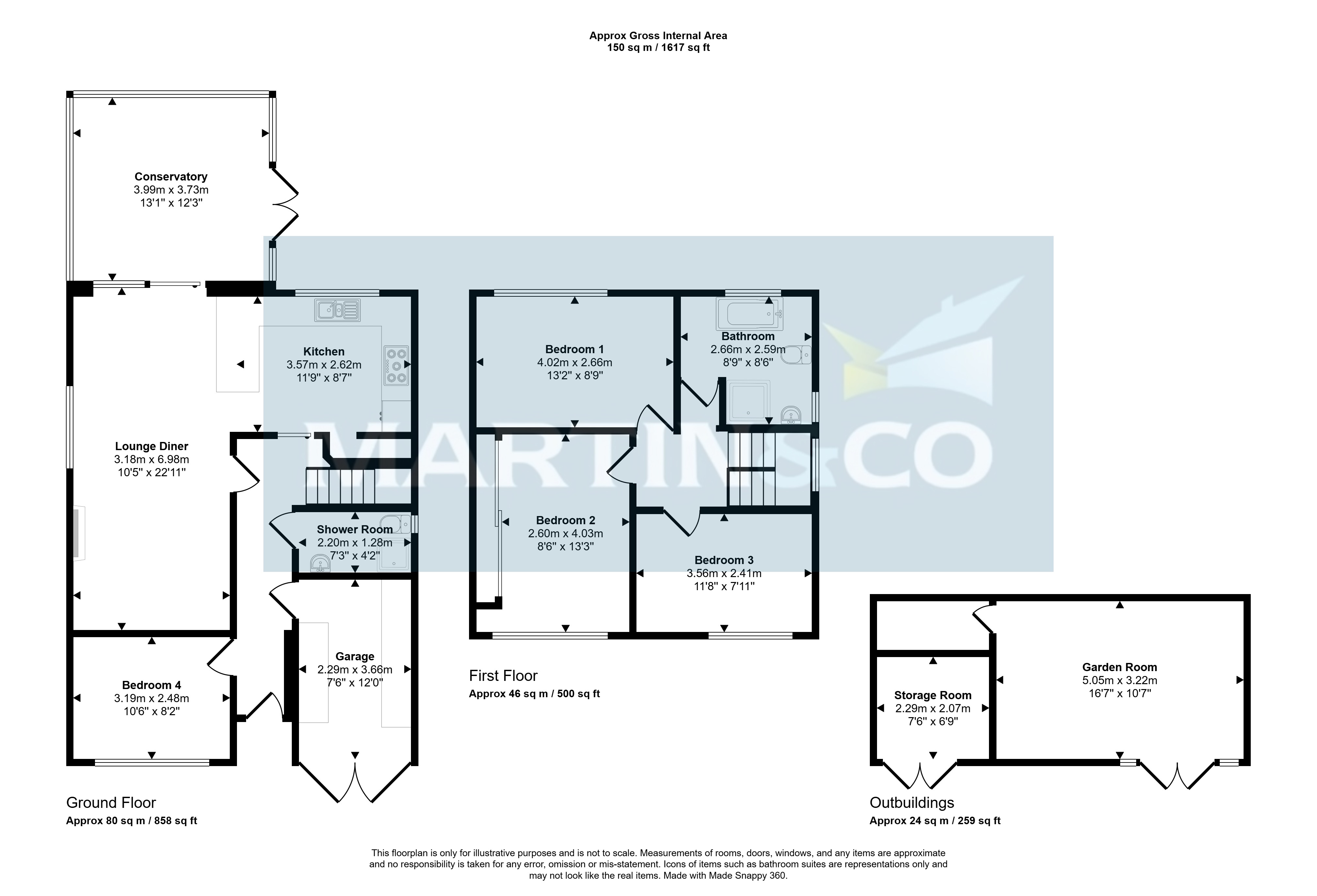4, Dorchester Gardens, Poole floorplan