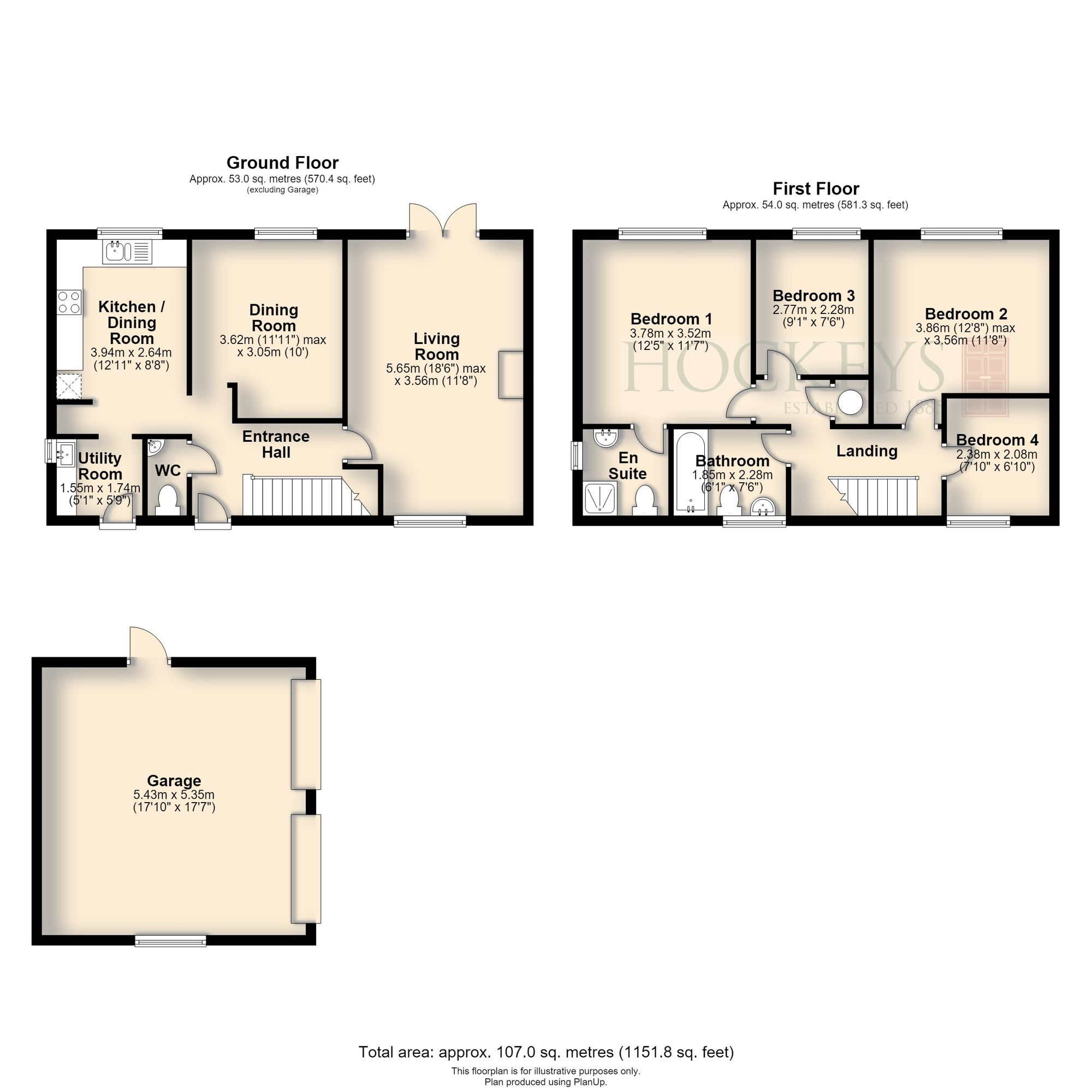 114 The Rowans, Cambridge floorplan