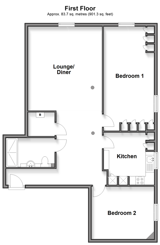 Upper Strand Street, Sandwich floorplan