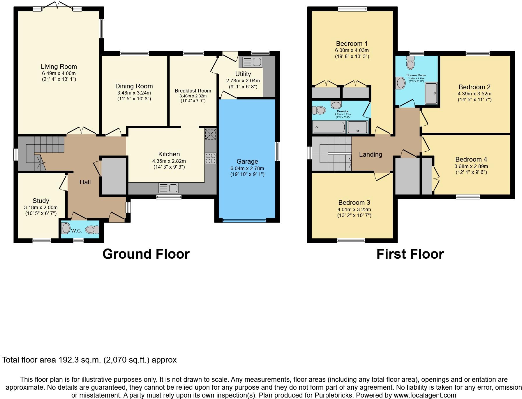 Silverleigh, Lower Somersham, Ipswich floorplan