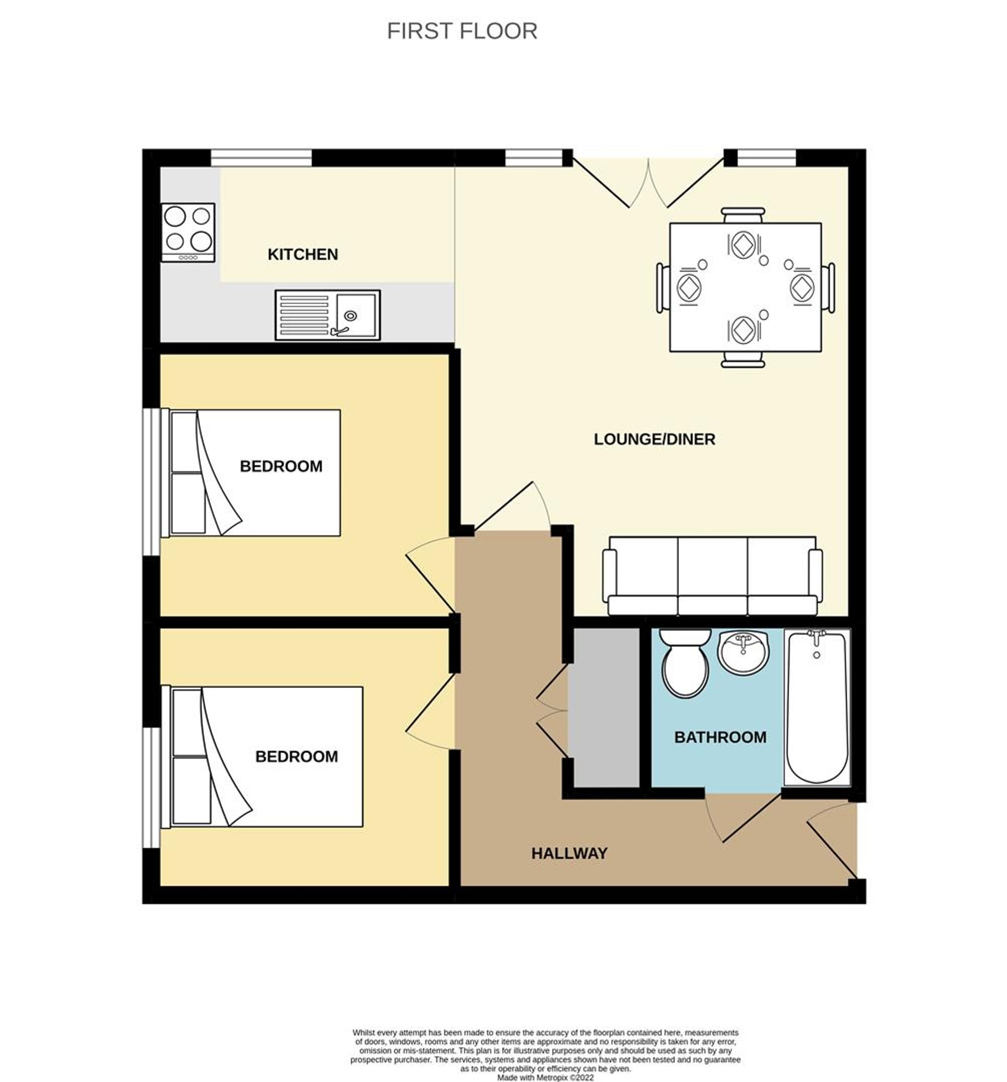 Apt 7, Scalby View Apartments, Scarborough floorplan
