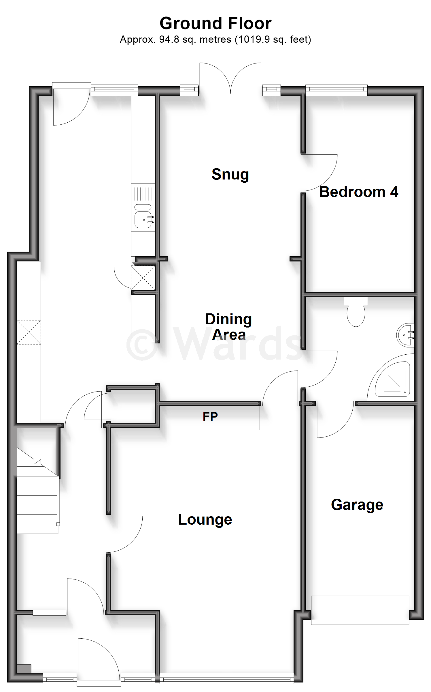 91, Warrington Road, Tonbridge floorplan