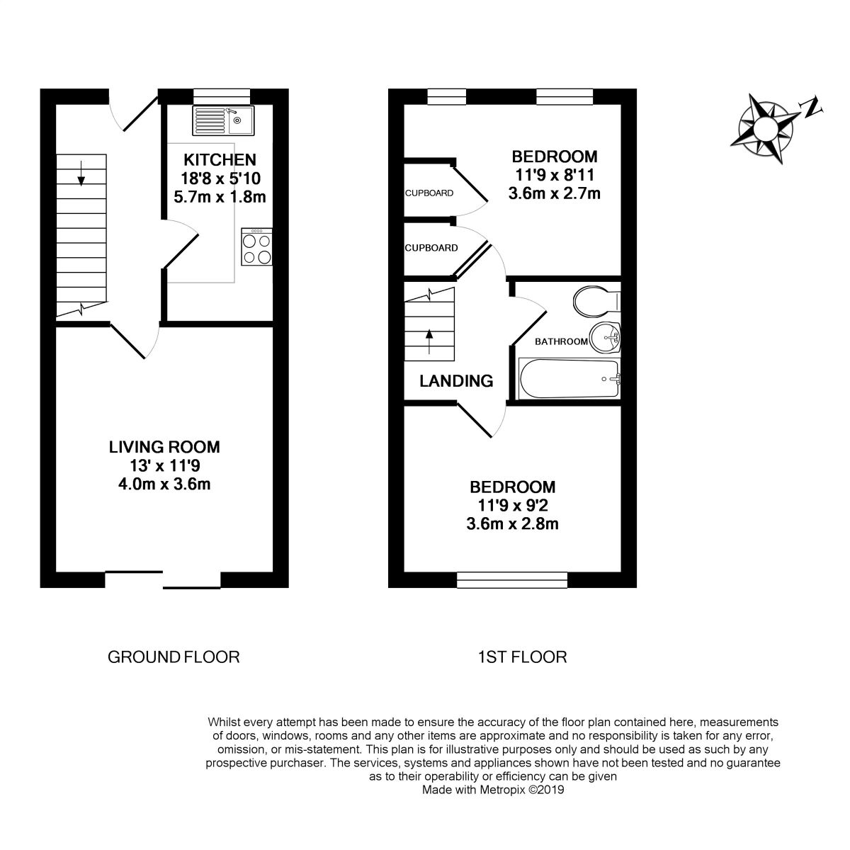 2 Bedrooms Terraced house for sale in Hall Close, High Wycombe HP13