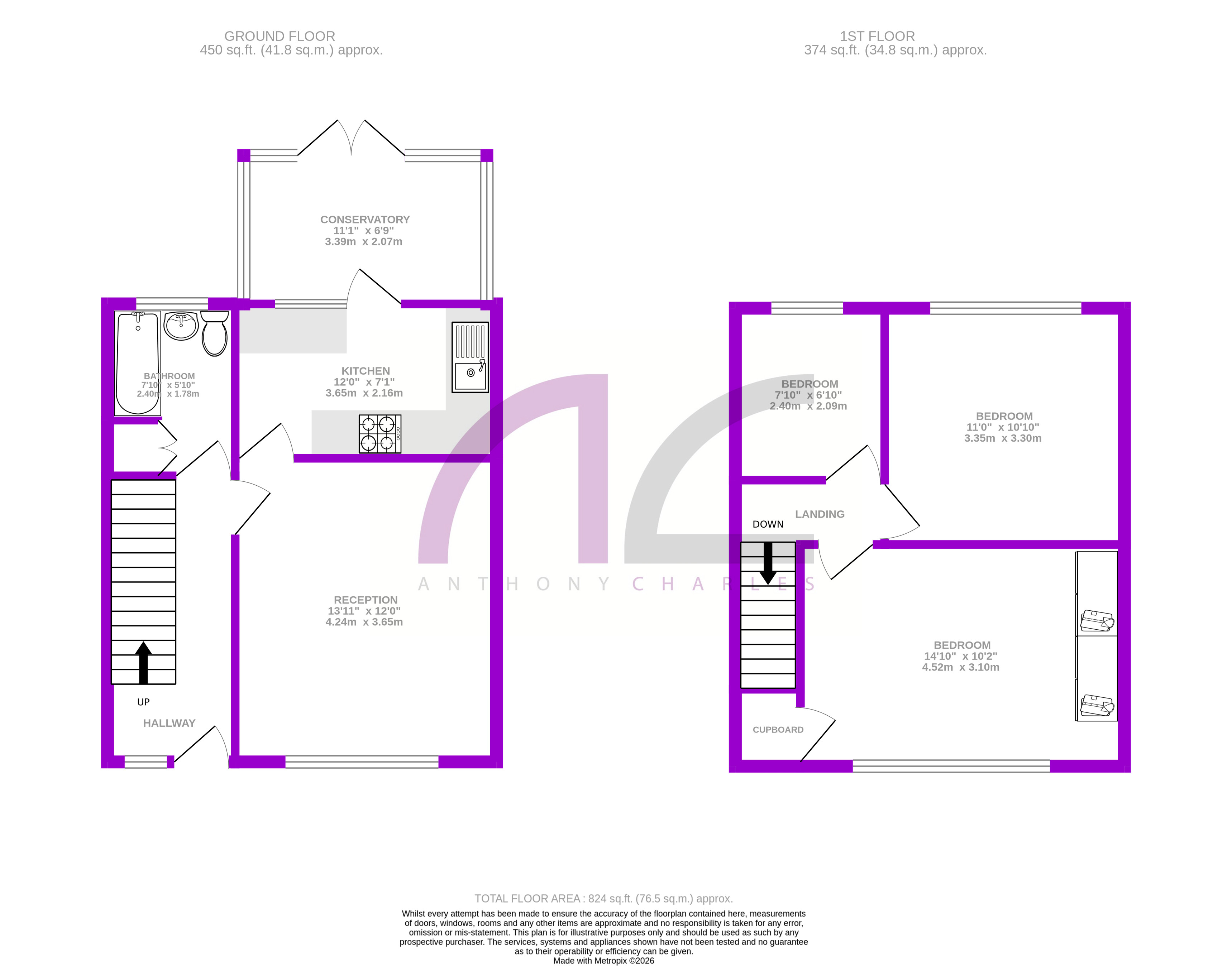 28, Hamilton Crescent, Harrow floorplan