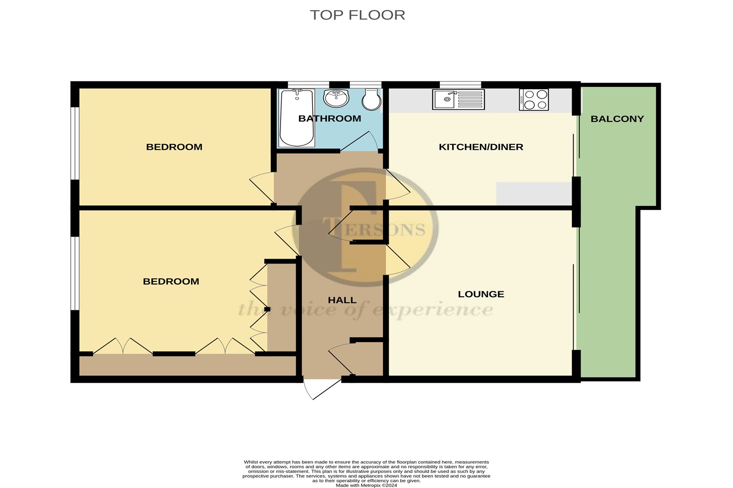 6a Redlands Court, London Road, Dover floorplan