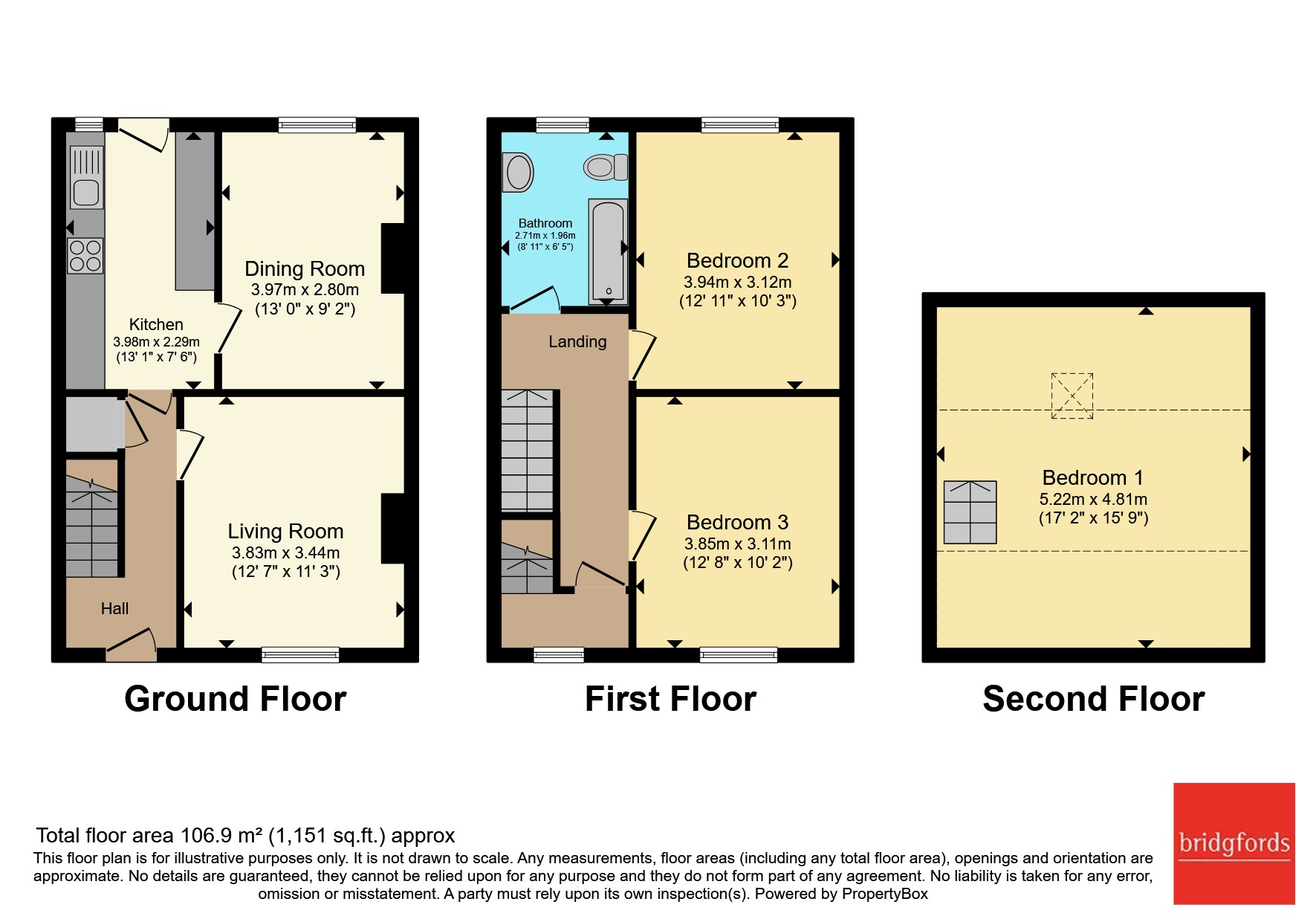 153, Carr Road, Pudsey floorplan