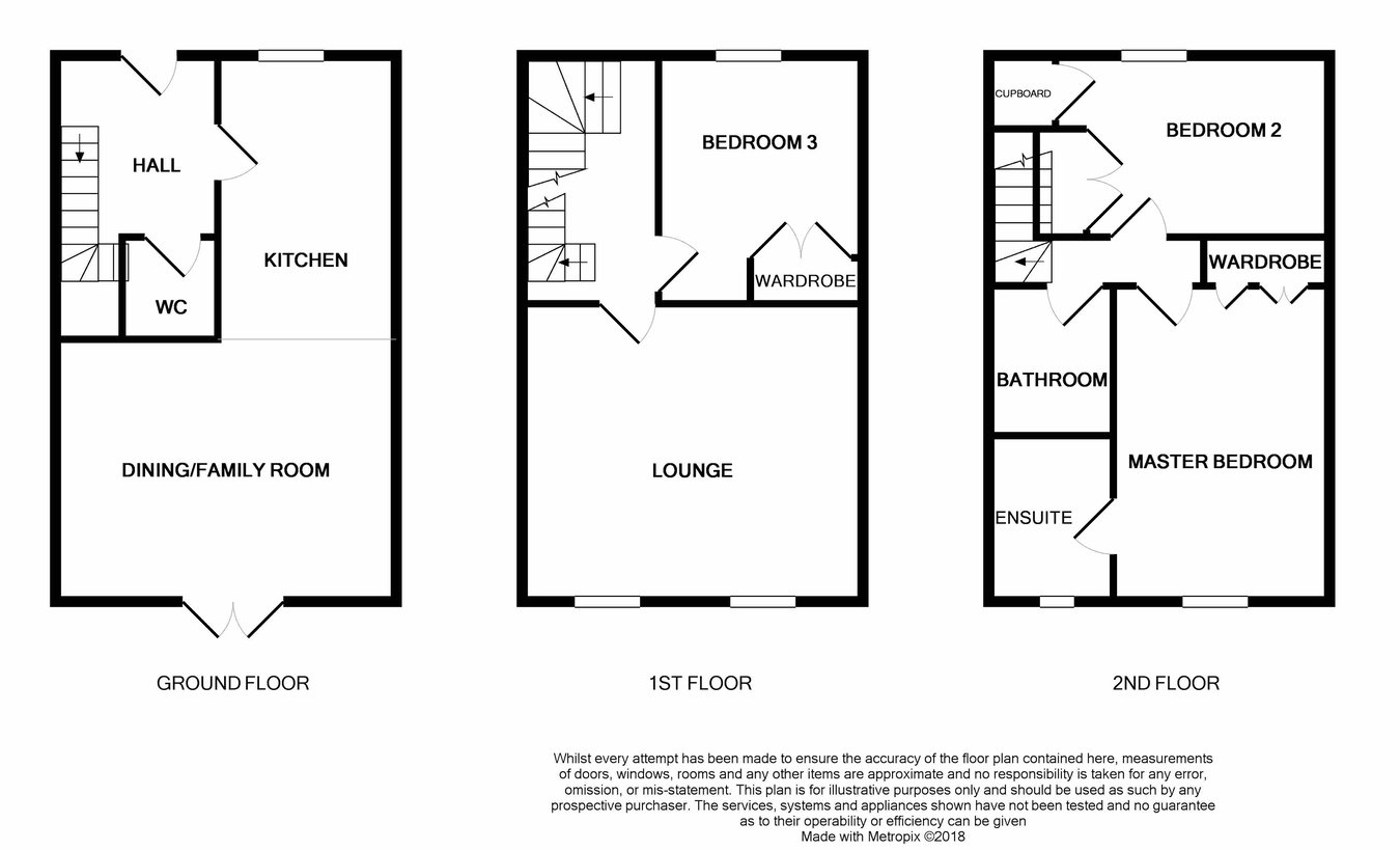 8, Gainsborough Walk, Tewkesbury floorplan