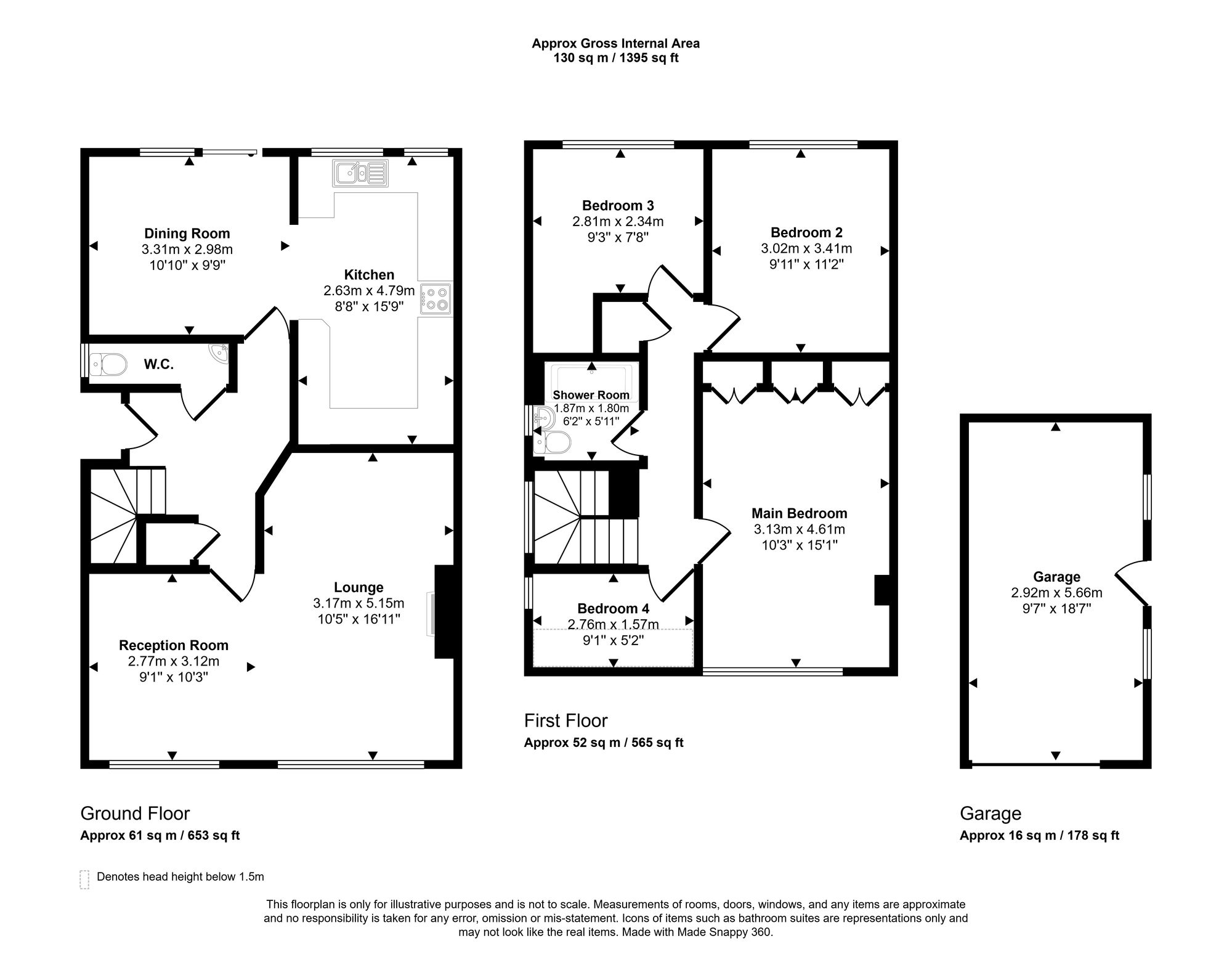 27 Shelley Drive, Wigan floorplan