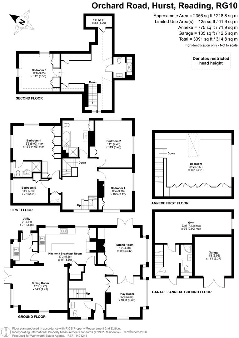 Willowmead, Orchard Road, Reading floorplan