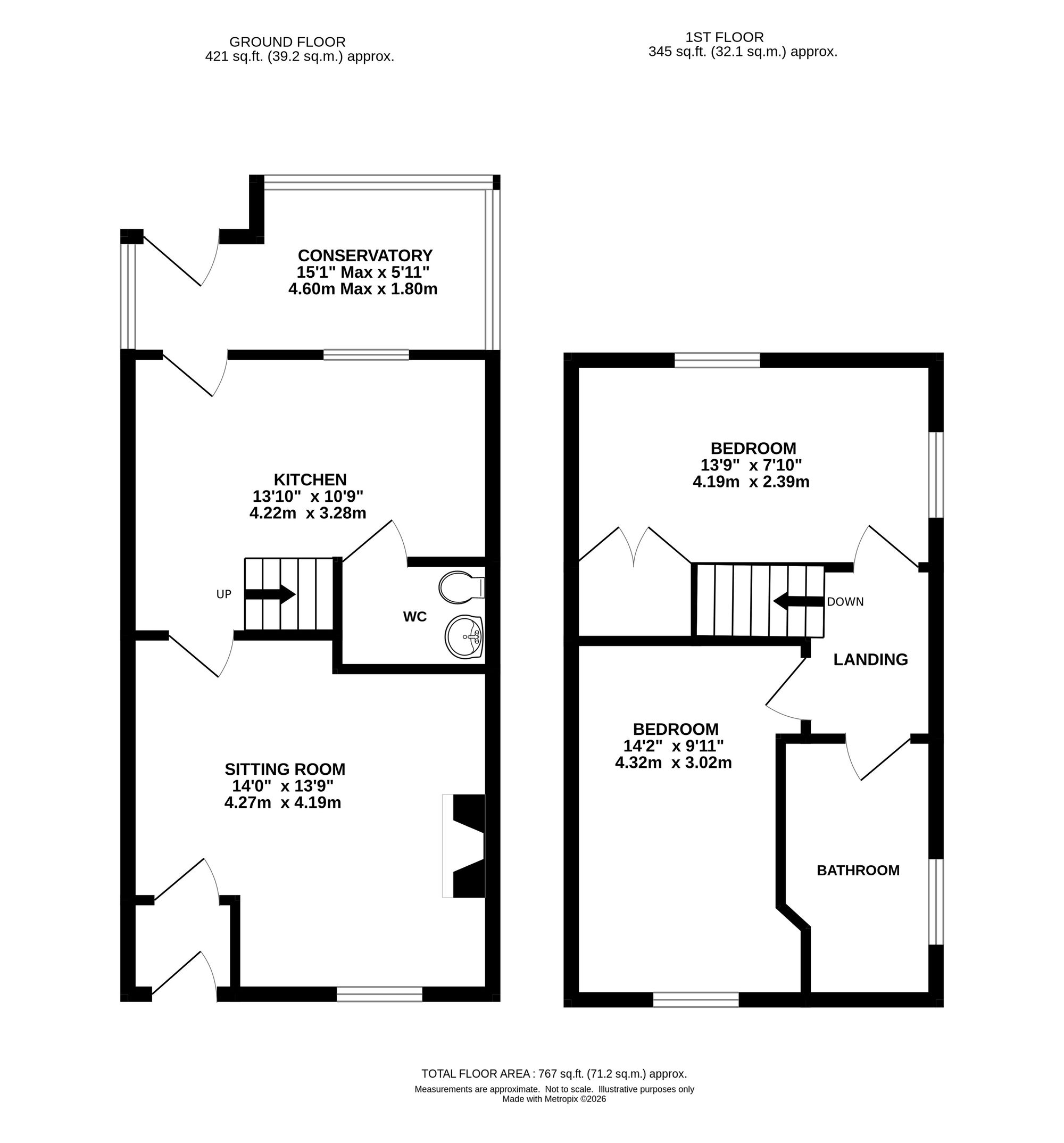 8, Highgate Road, High Peak floorplan