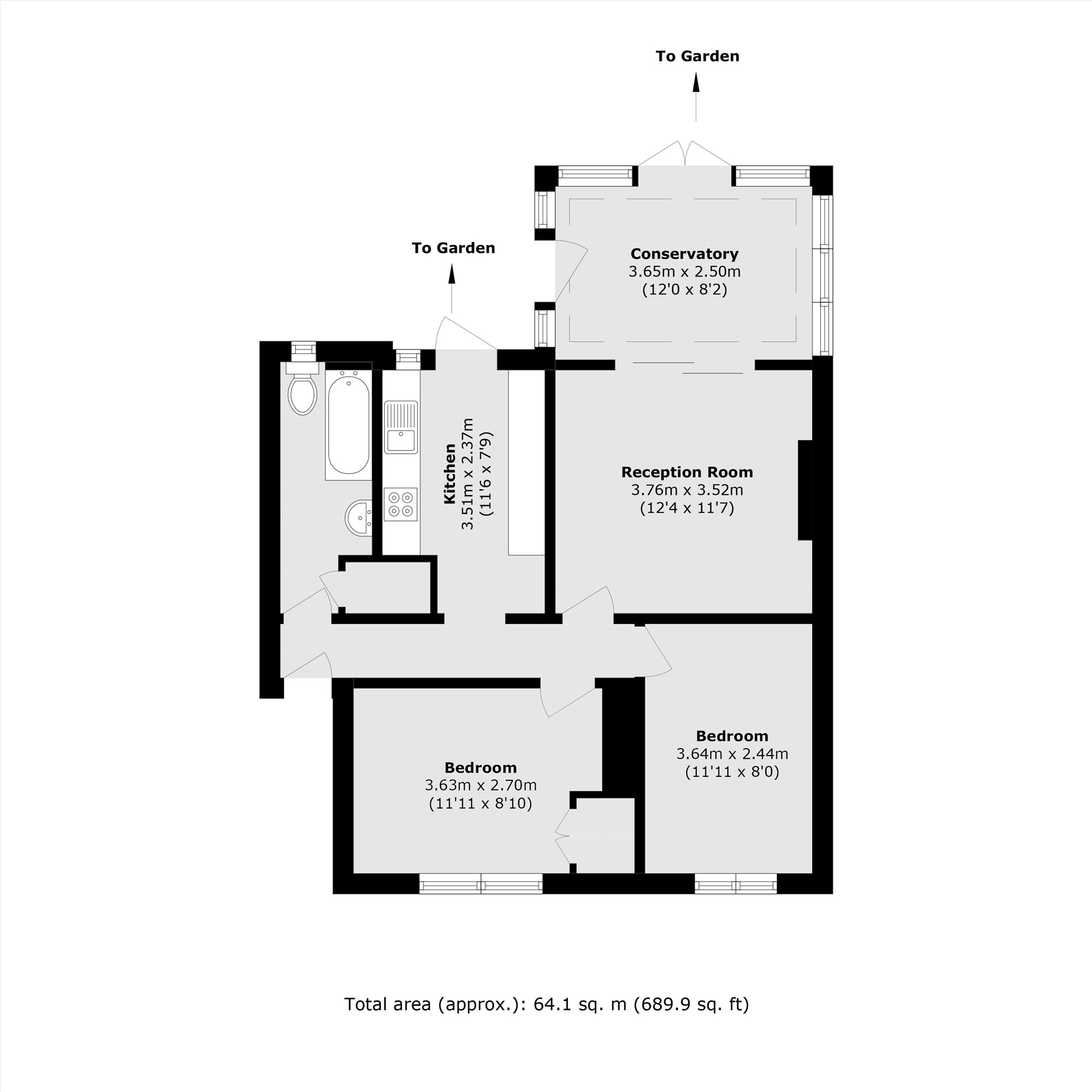 15, Clarendon Crescent, Twickenham floorplan