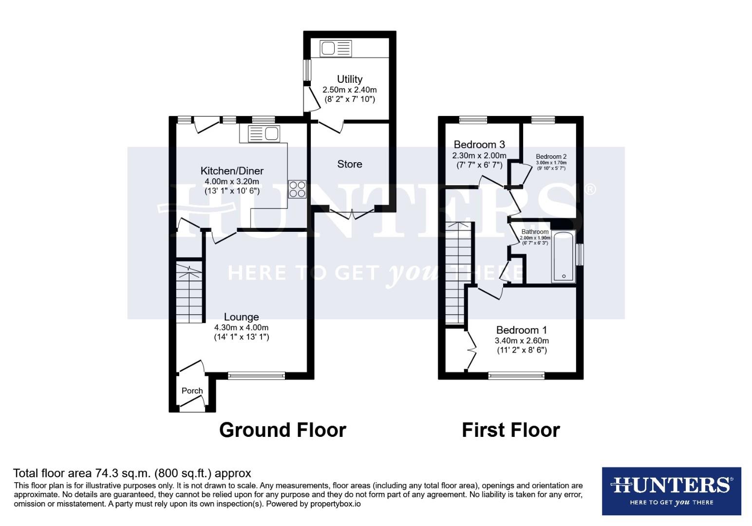 2, Petty Whin Close, Harrogate floorplan
