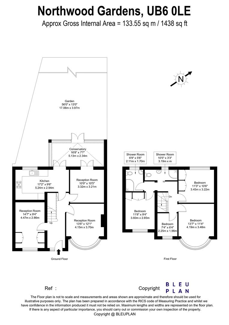 24, Northwood Gardens, Greenford floorplan