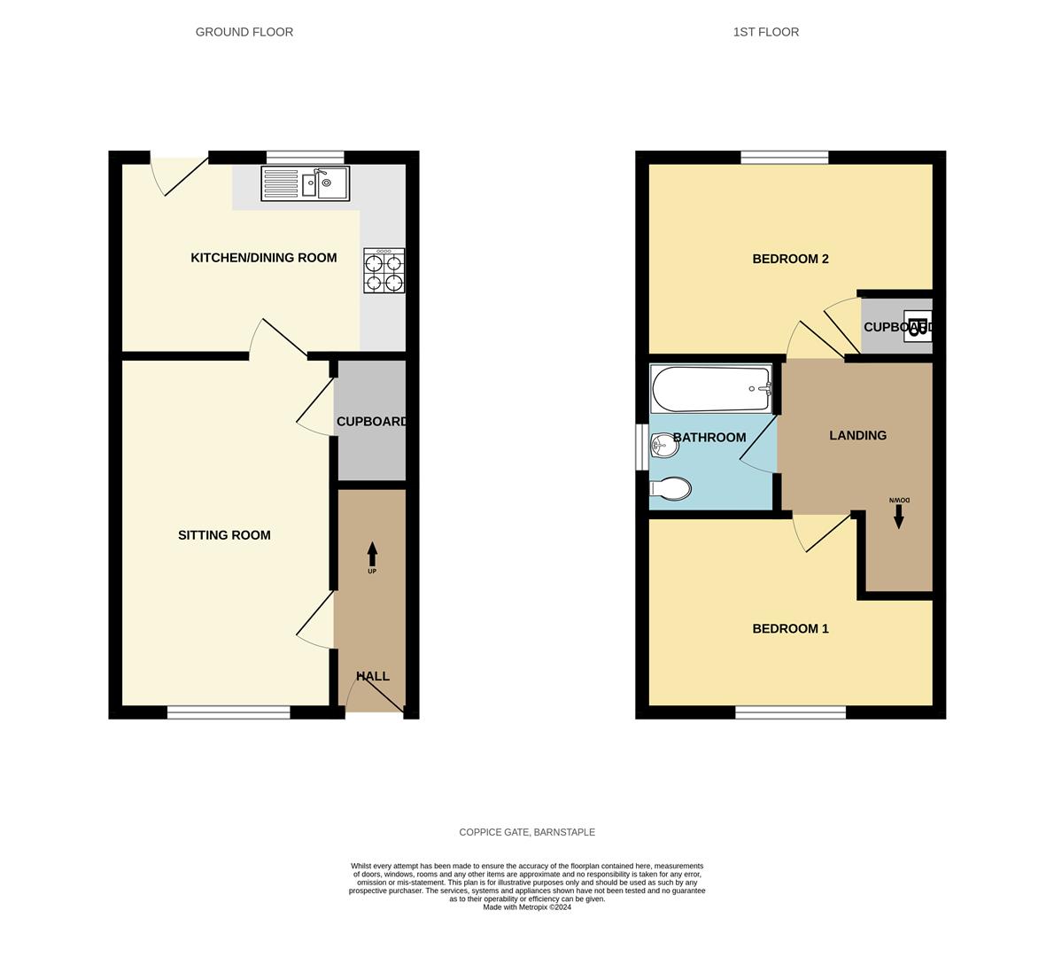 Coppice Gate, Barnstaple EX32, 2 bedroom end terrace house for sale ...