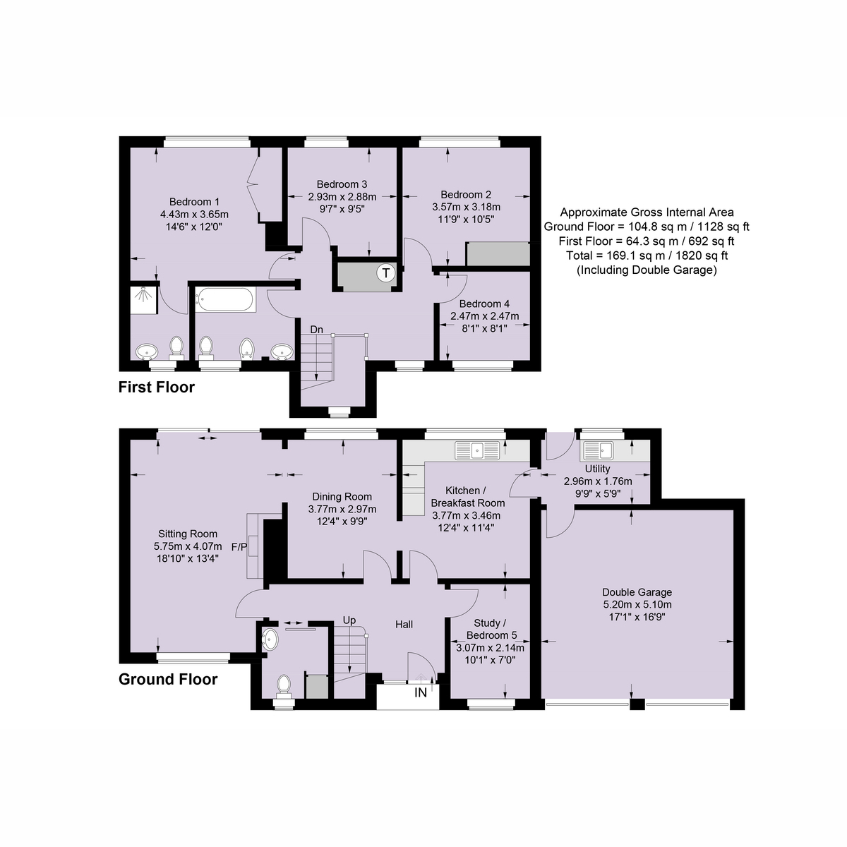 The Owls, Folly Farm Lane, Ringwood floorplan