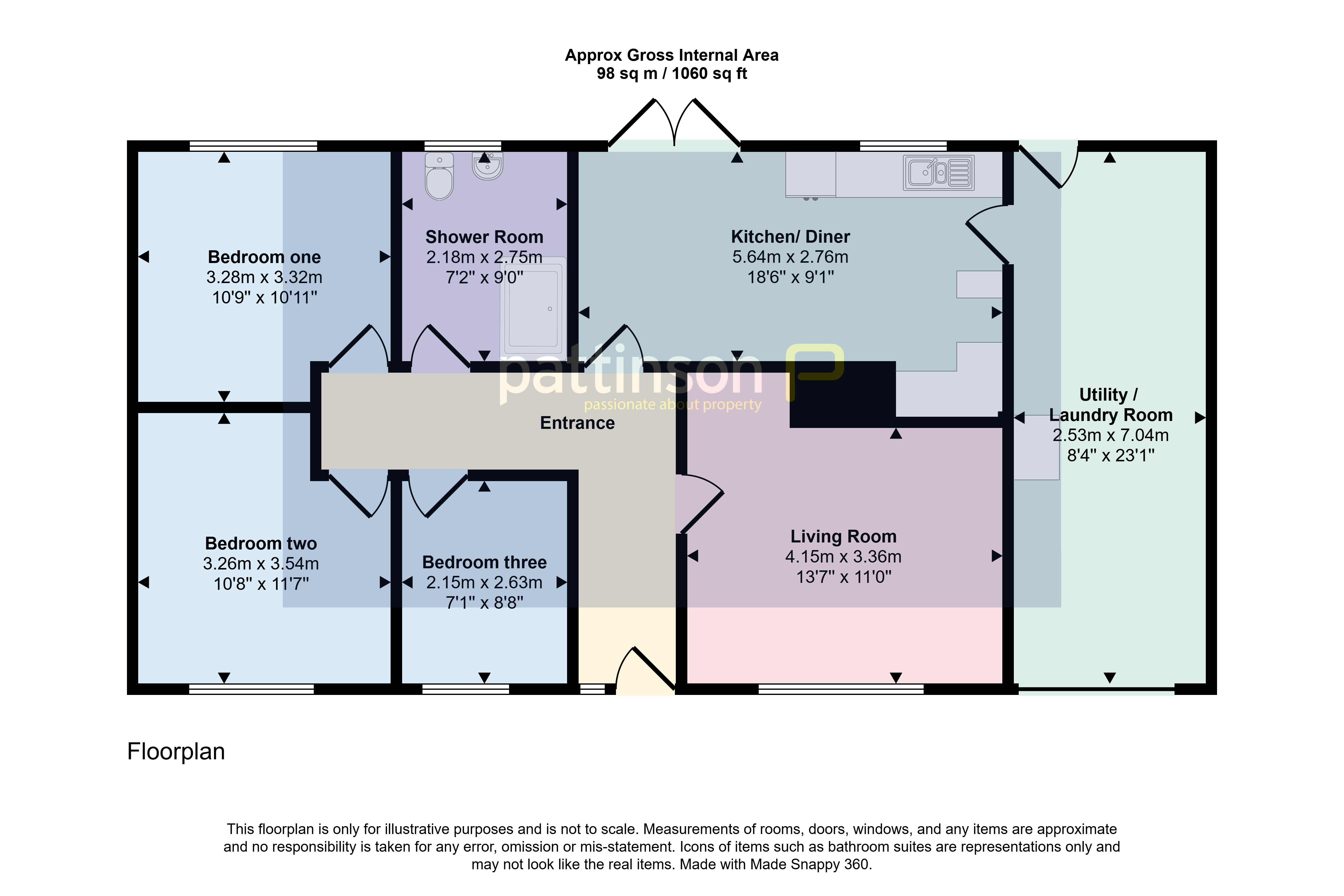 Beech Croft, Gilsland, Brampton floorplan