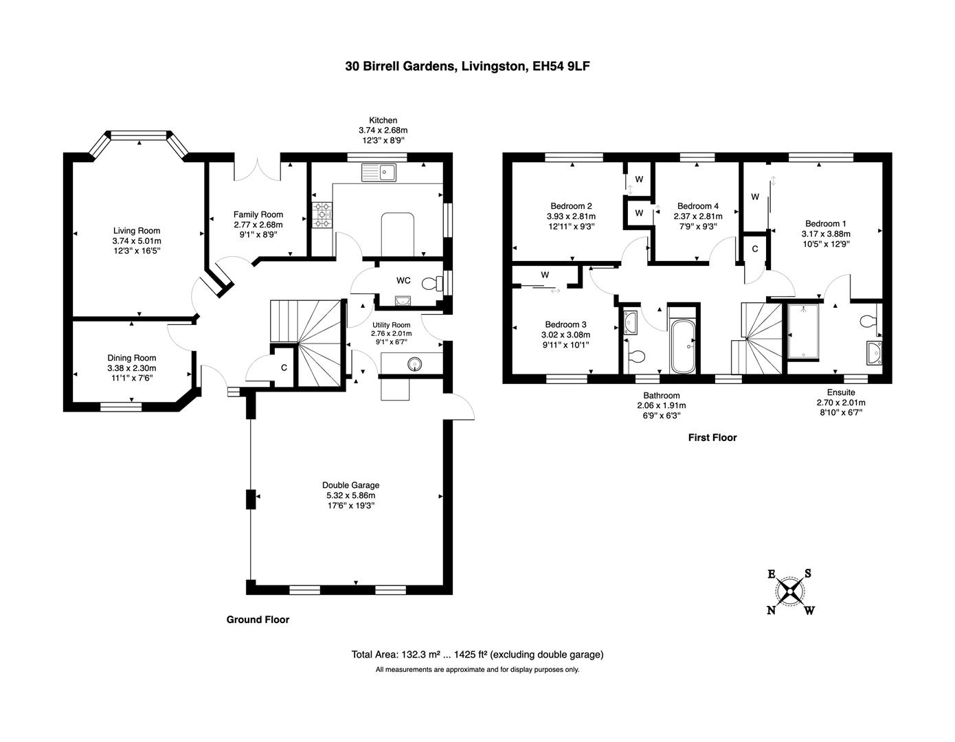 30, Birrell Gardens, Livingston floorplan