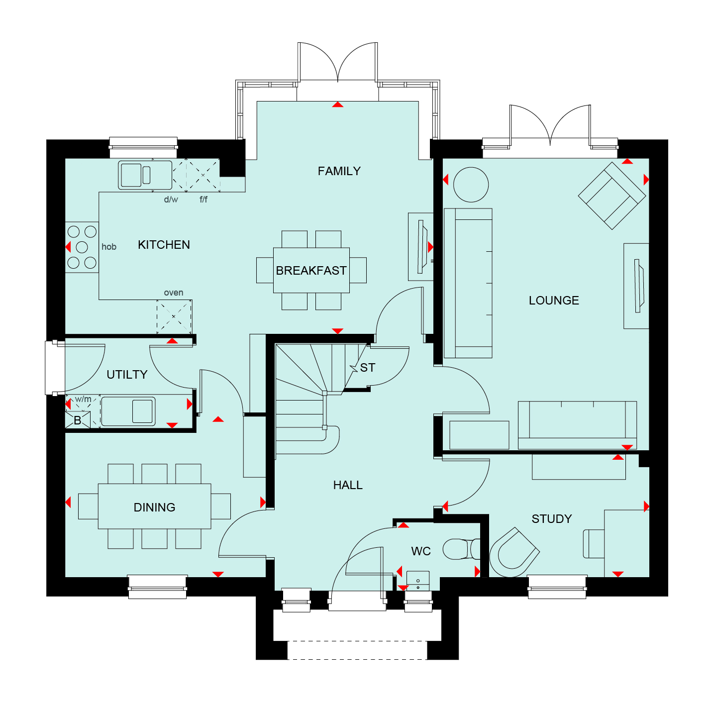 H879153, Sandwich Road, Deal floorplan