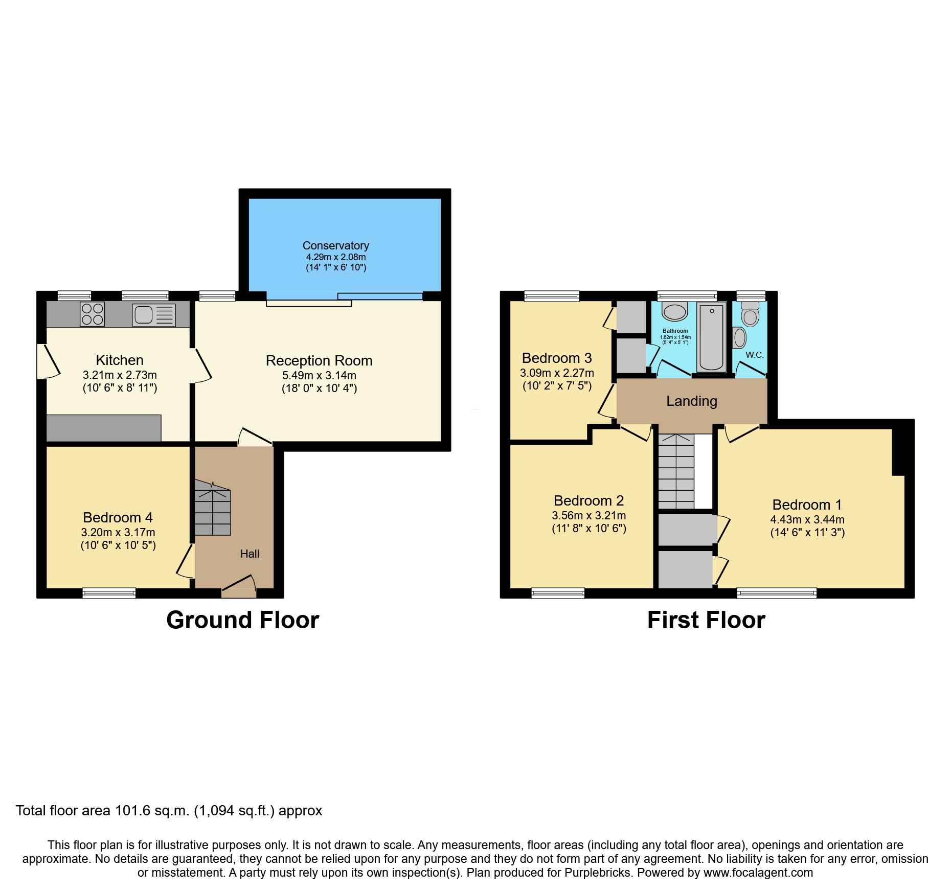59, Ditton Fields, Cambridge floorplan