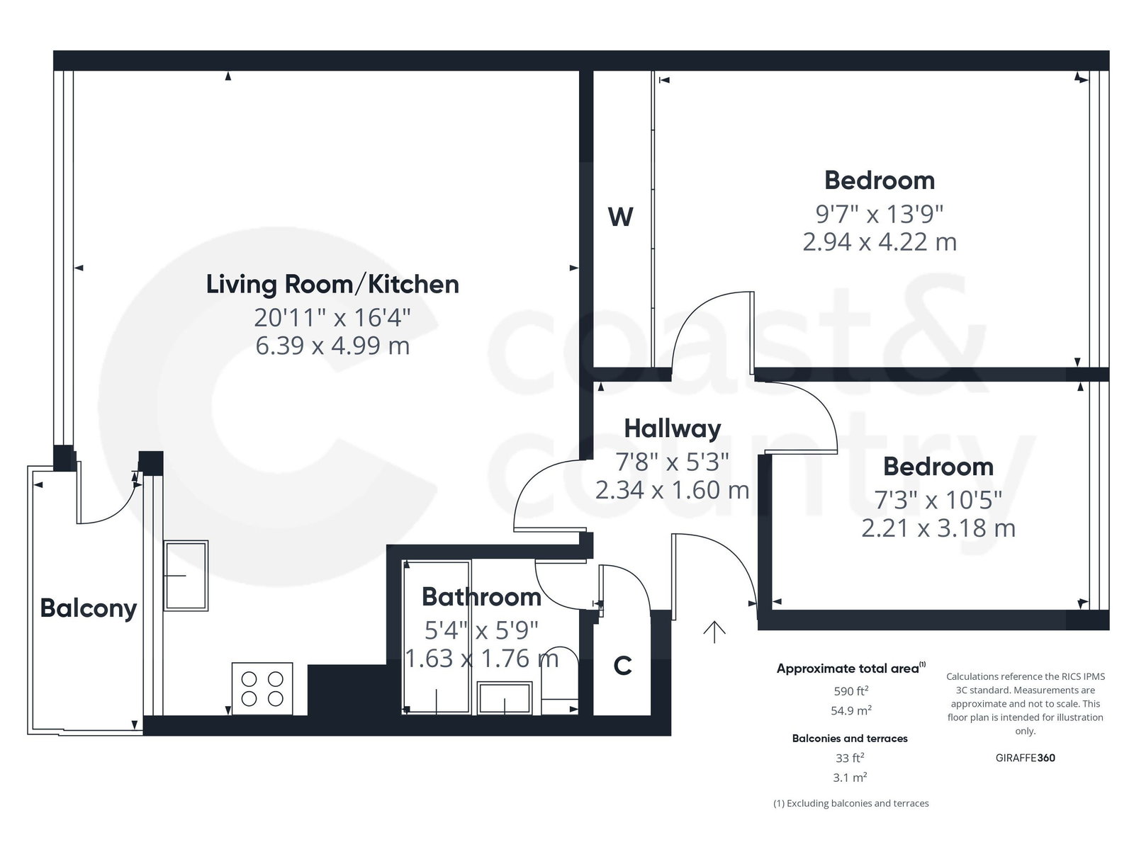 Oaklawn Court,12, Barton Road, Torquay floorplan