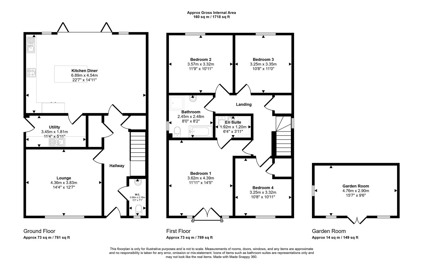 18, Maes Y Teirw, Carmarthen floorplan