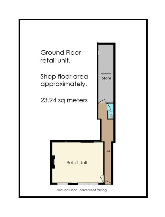 Retail at MH, Commercial Road, Tideswell Buxton floorplan
