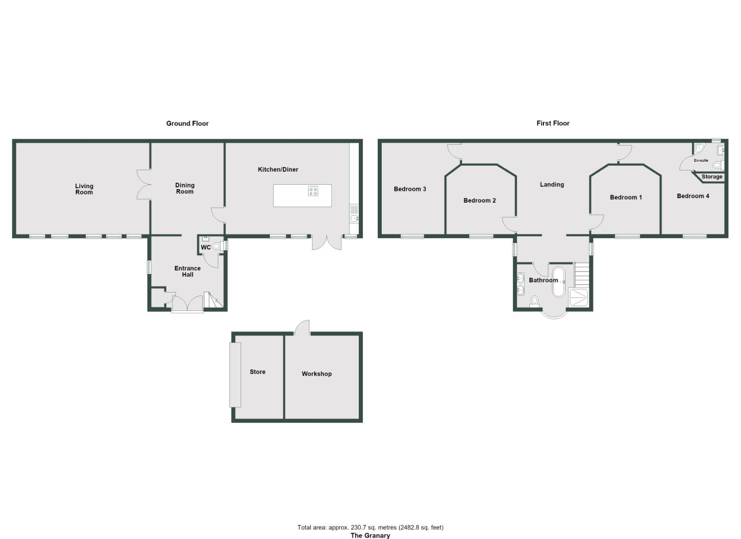 The Granary, Penmark, Penmark Barry floorplan