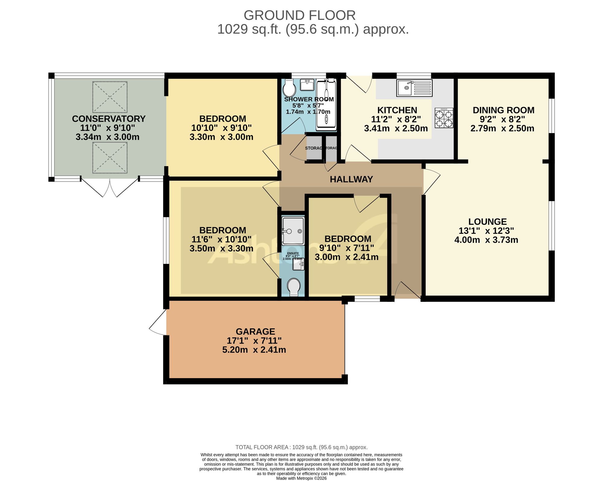 42 Inglewood Close, Warrington floorplan