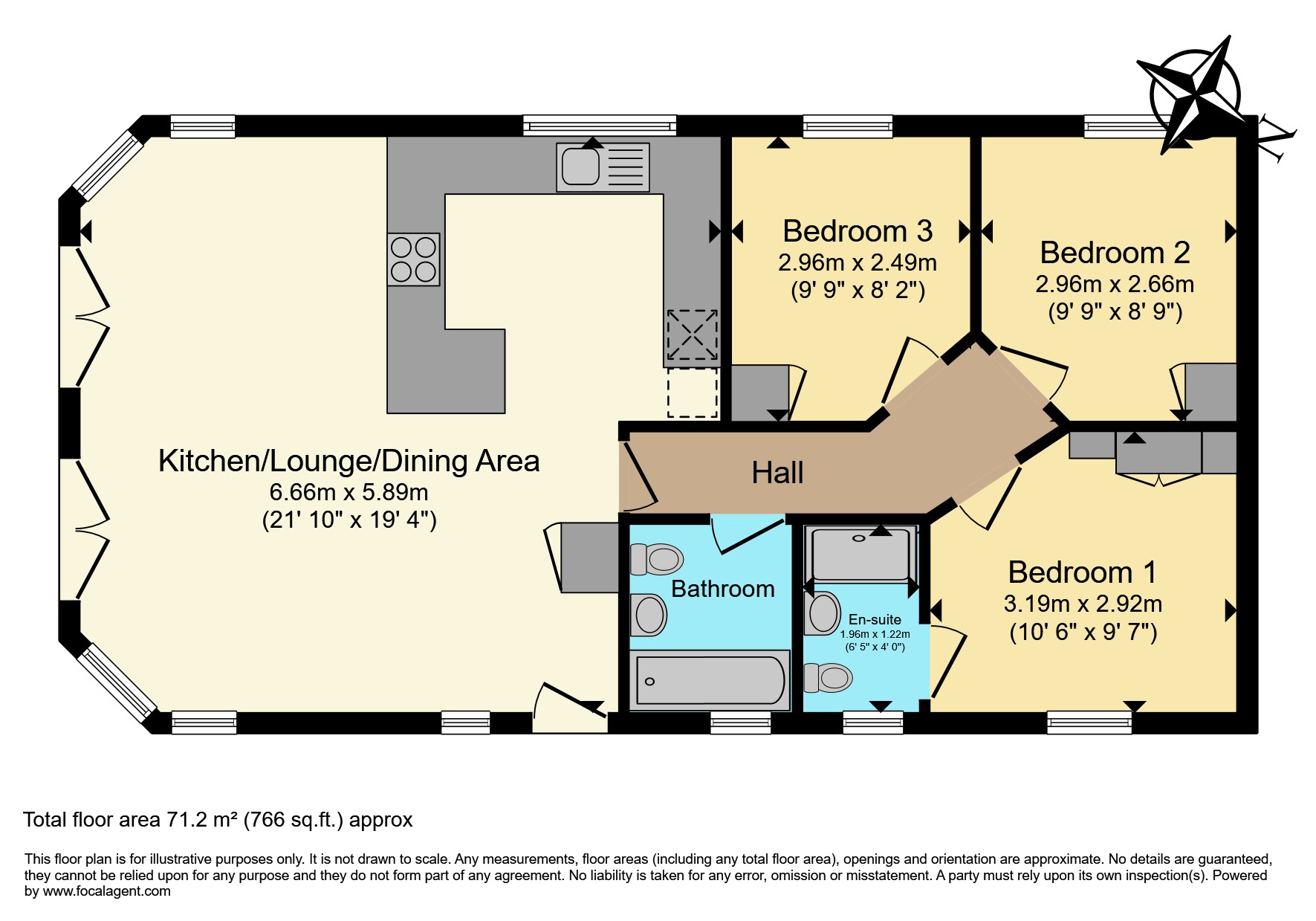 8, The Fairways, Finlake Holiday Park, Newton Abbot floorplan