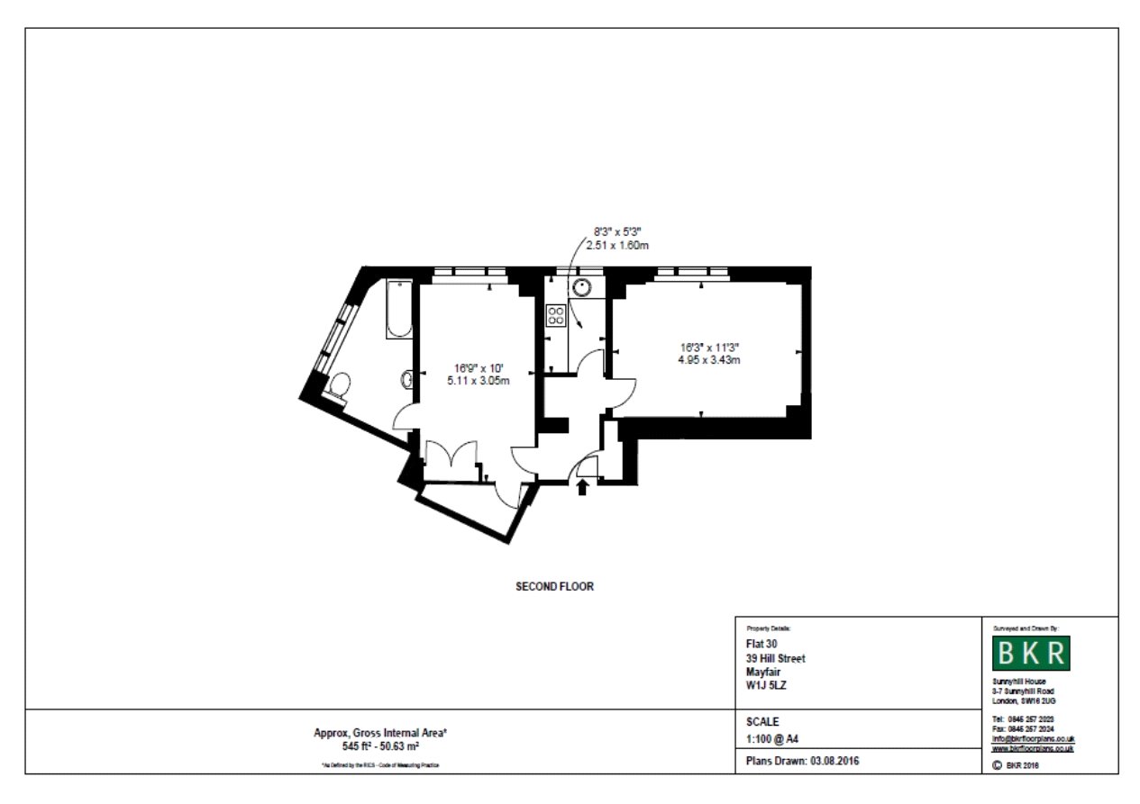 1 Bedrooms Flat to rent in Hill Street, Mayfair, London W1J