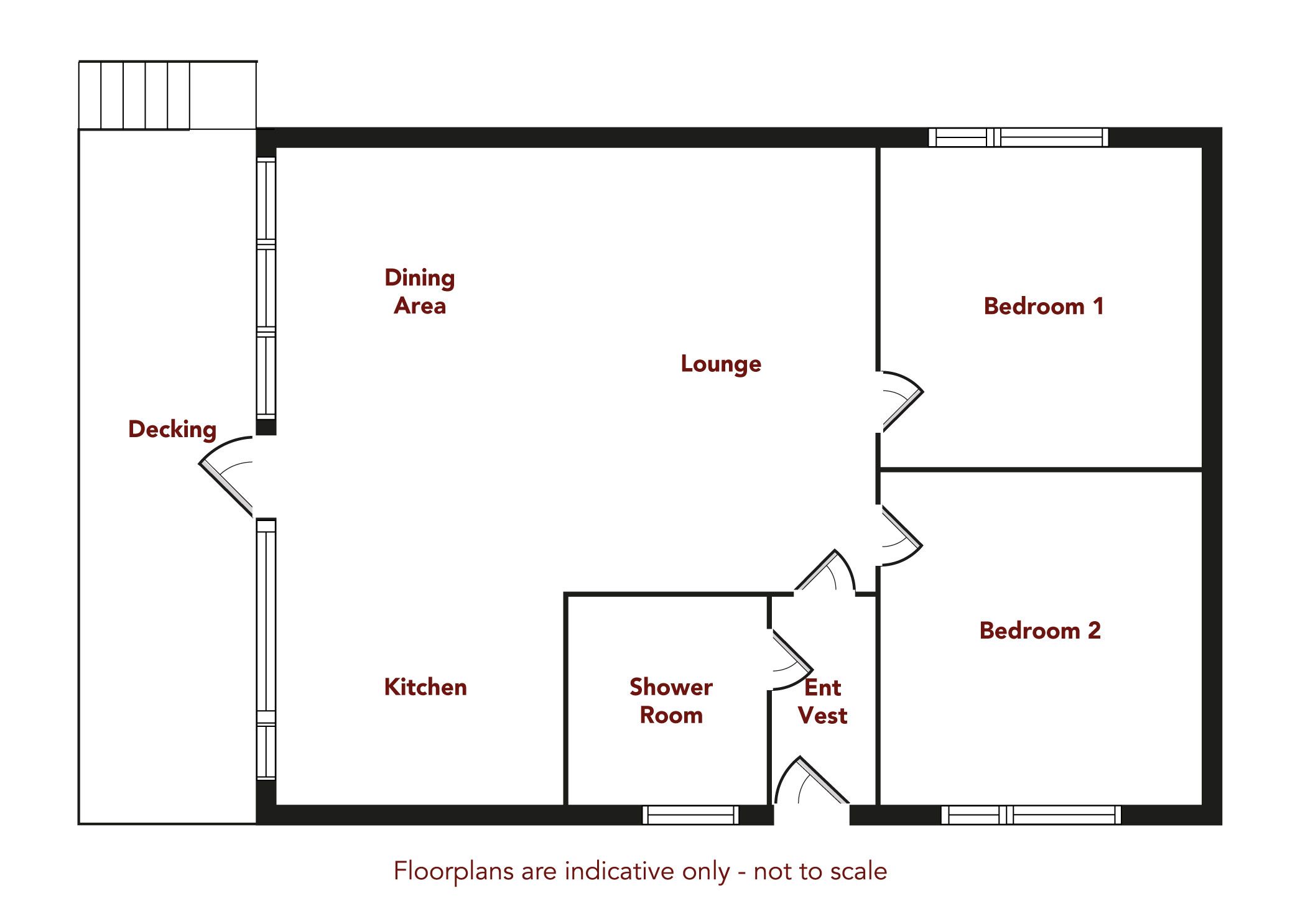 Melldalloch Lodges, Kilfinan, Tighnabruaich floorplan